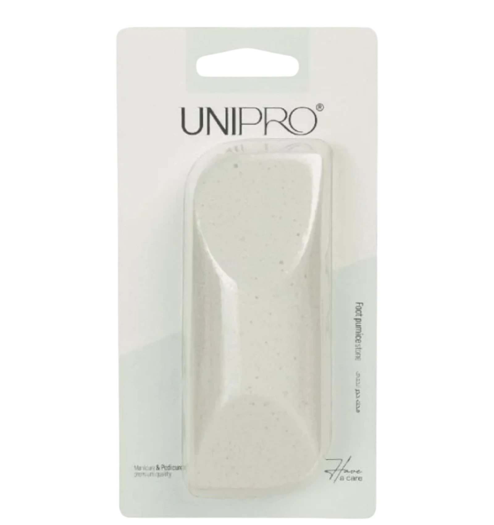 Unipro Foot Pumice Stone made from natural pumice smooths rough heels