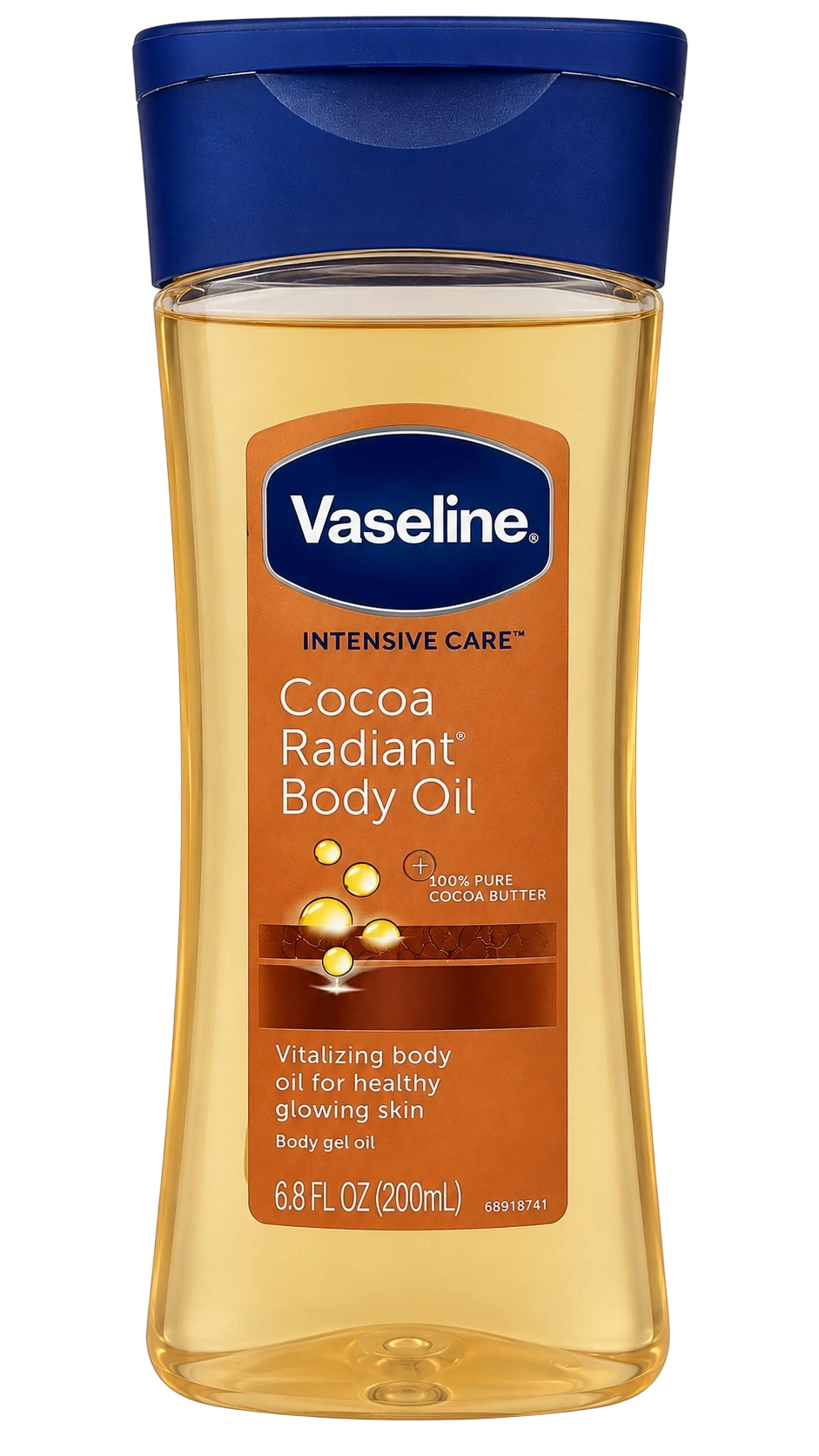 Vaseline Intensive Care Cocoa Radiant Body Gel Oil with pure cocoa butter 200ml