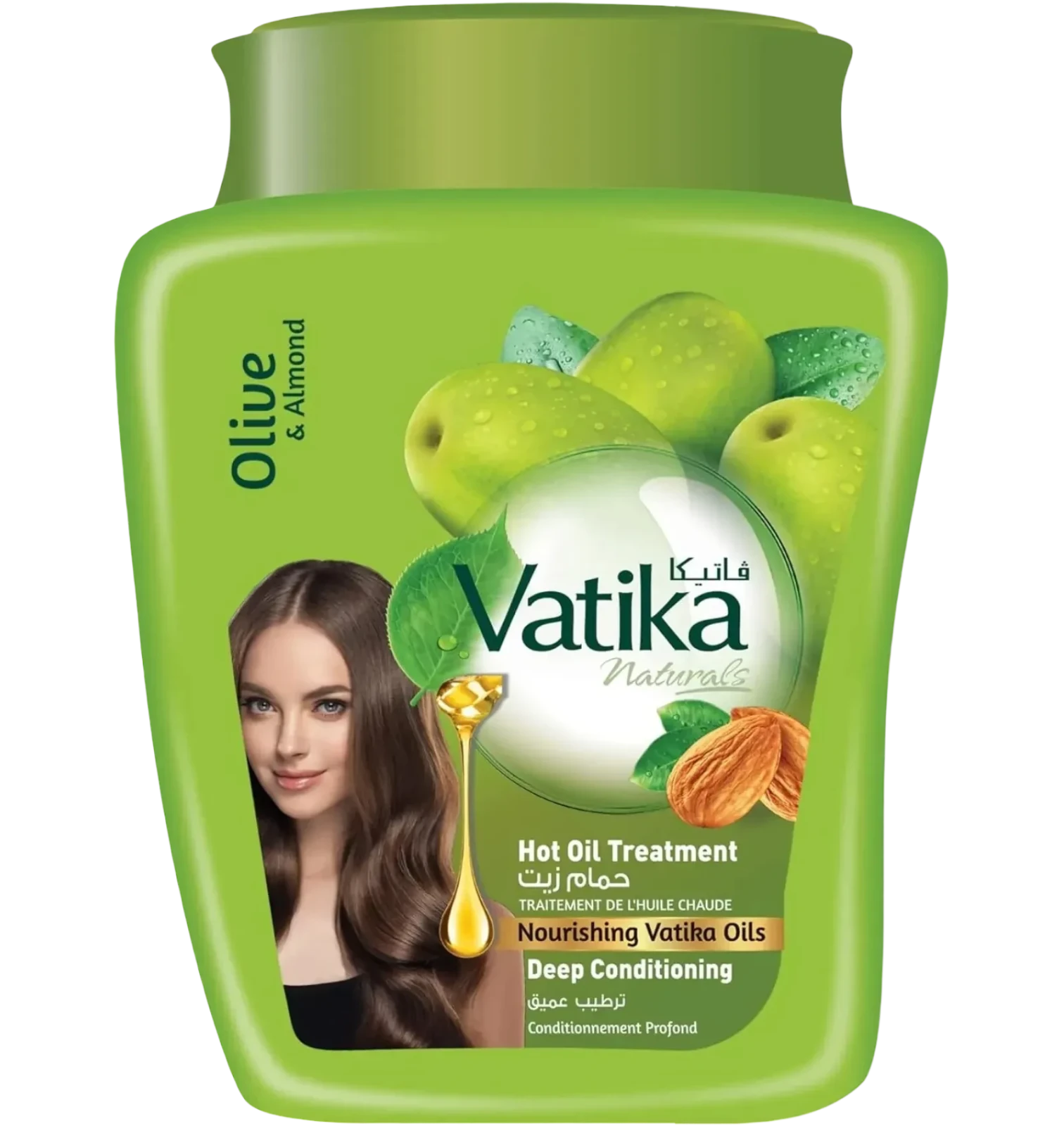 Vatika Hot Oil Treatment with almond and olive oil 1 kg