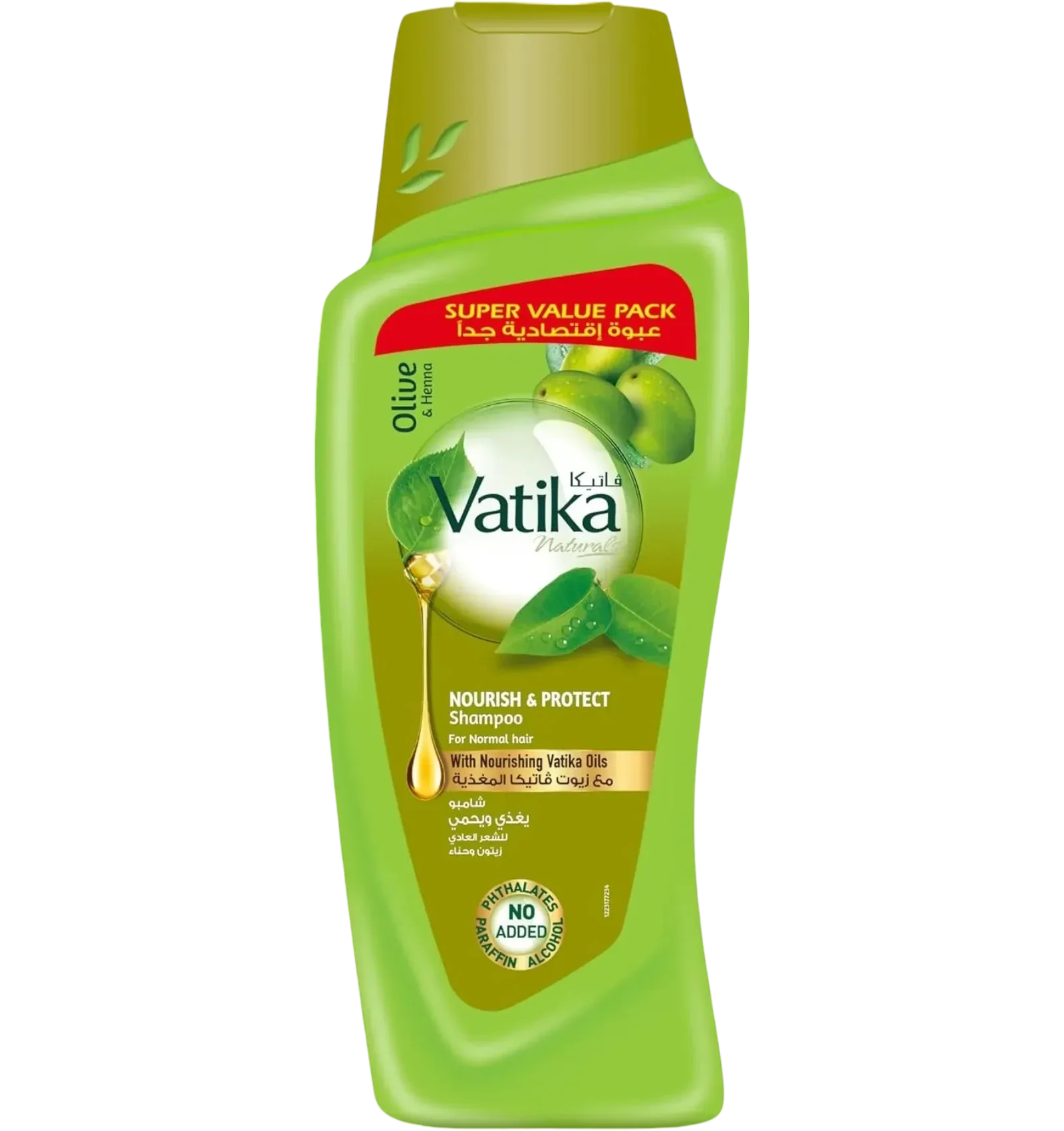 Vatika Nourish and Protect Shampoo with olive and henna for normal hair