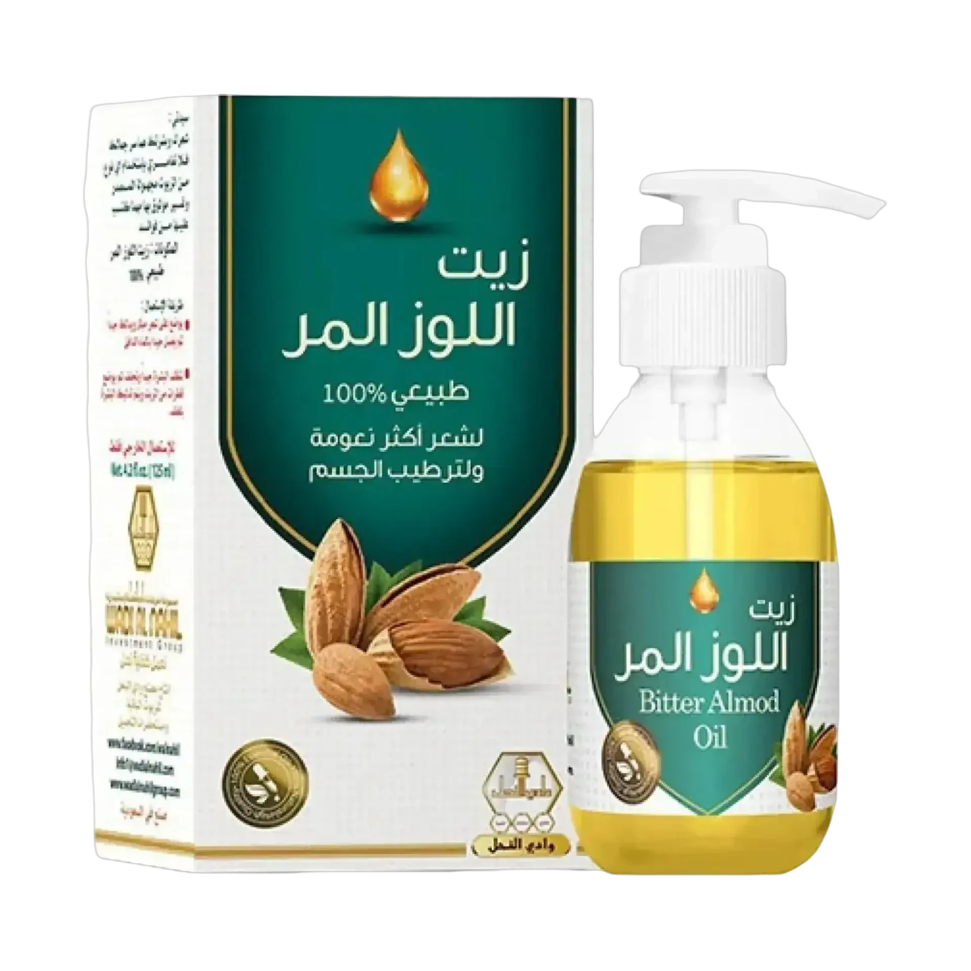 وادي النحل زيت الصبار الطبيعي لترطيب البشرة بحجم 125 مل