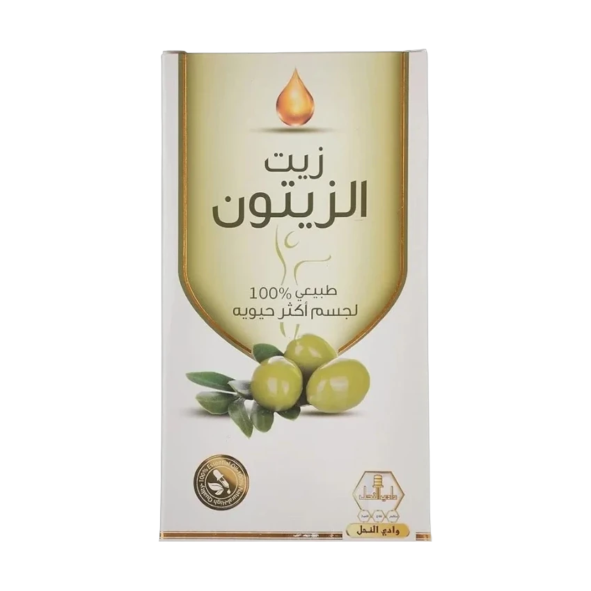 وادي النحل زيت زيتون طبيعي للجسم بحجم 125 مل