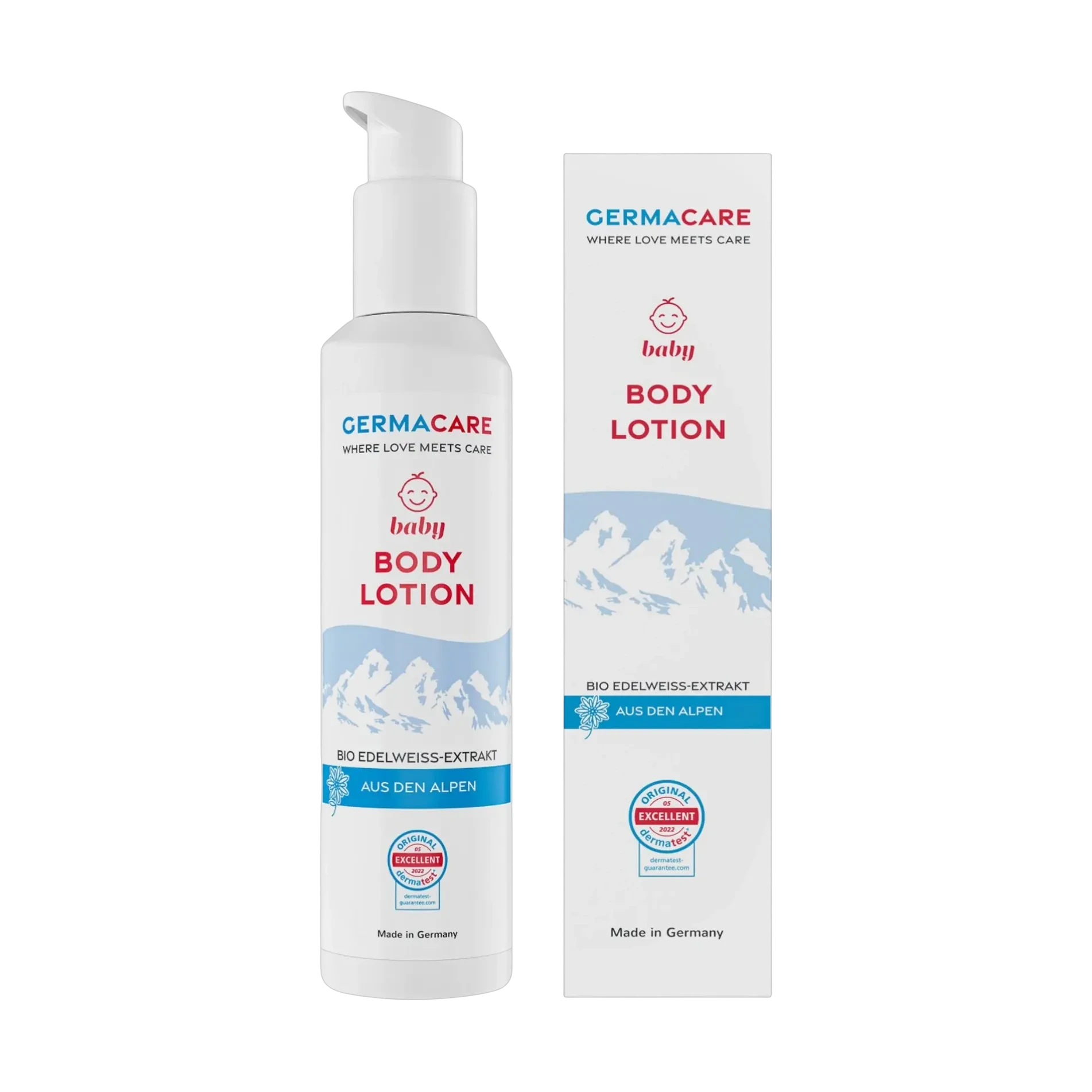 Germacare Baby Body Lotion 200ml gently hydrates delicate baby skin daily