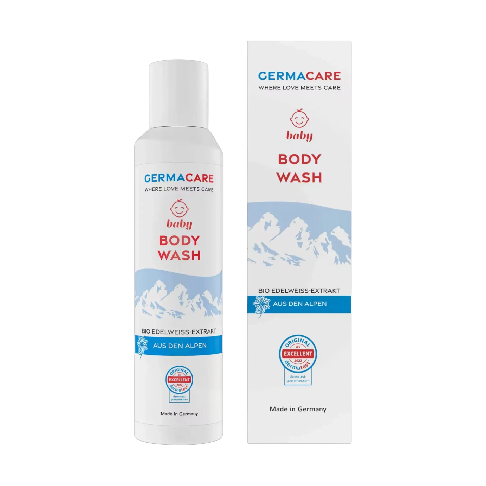 Germacare Baby Body Wash 200ml gently cleanses delicate skin for daily bath time