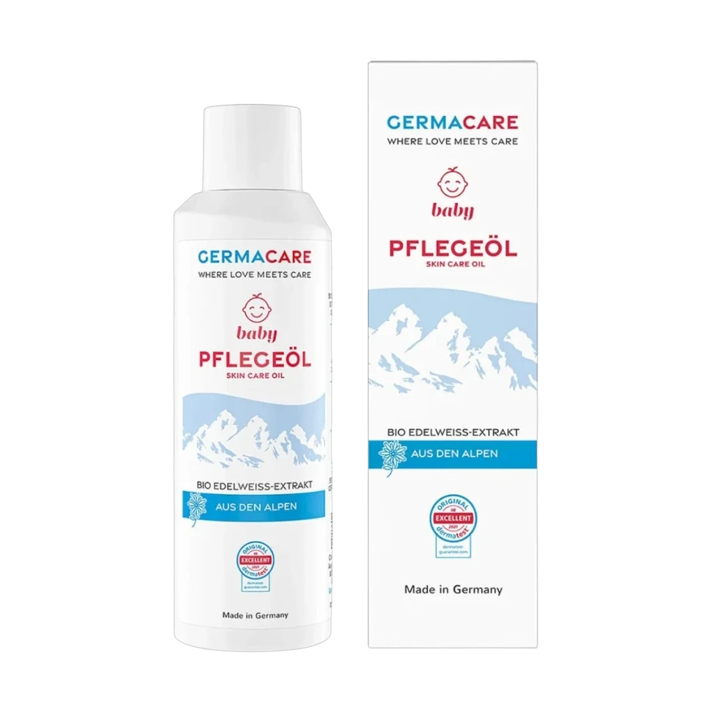 Germacare Baby Skin Care Oil nourishes delicate skin and locks in moisture 150ml