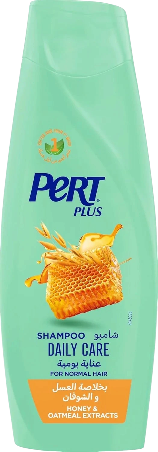 Pert Plus Normal Hair Shampoo with honey gently cleanses and adds natural shine 400ml
