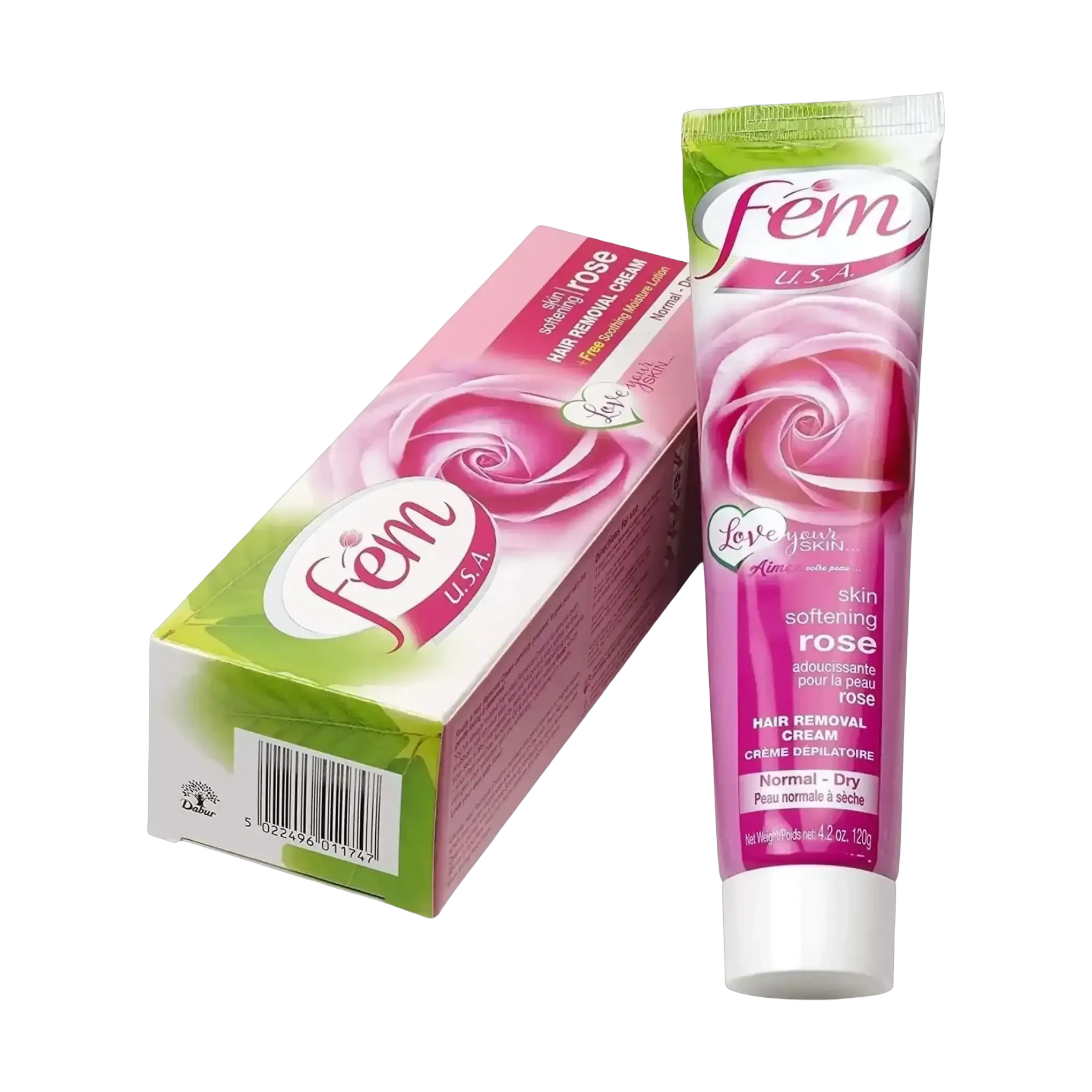 Fem Rose Hair Removal Cream for sensitive skin 120g