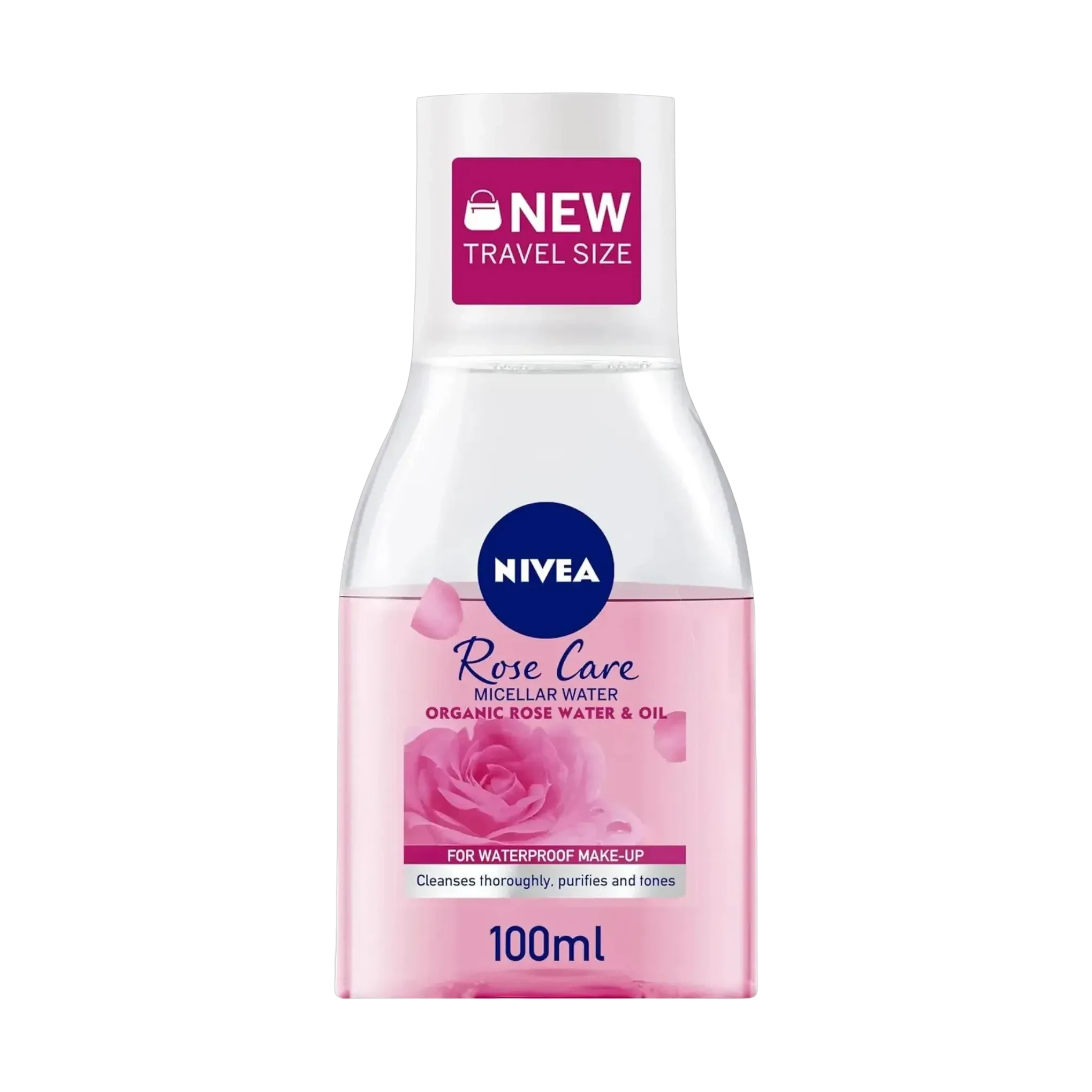 Nivea Rose Care Micellar Water removes waterproof makeup 100ml