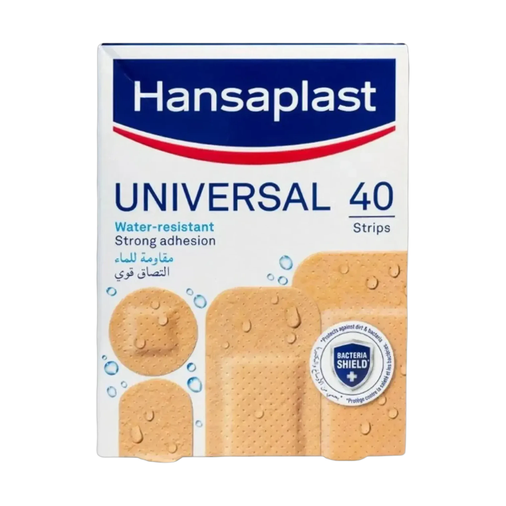 Hansaplast Universal Assorted Plasters 40 Pieces Water Resistant