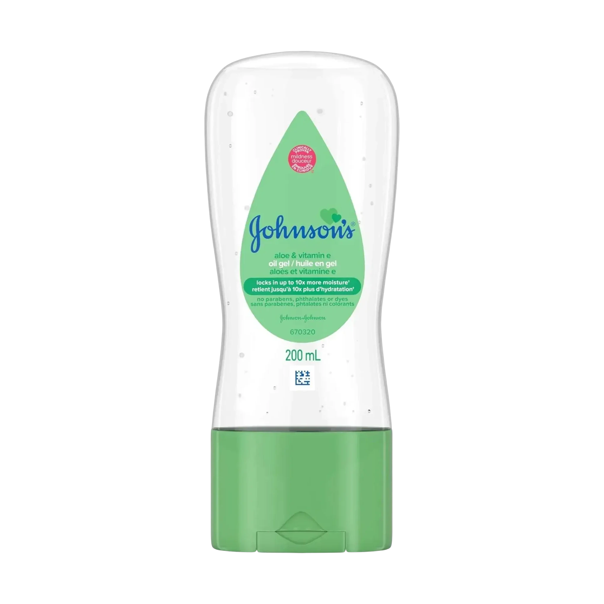 Johnson's Baby Aloe Vera Vitamin E oil gel 200ml