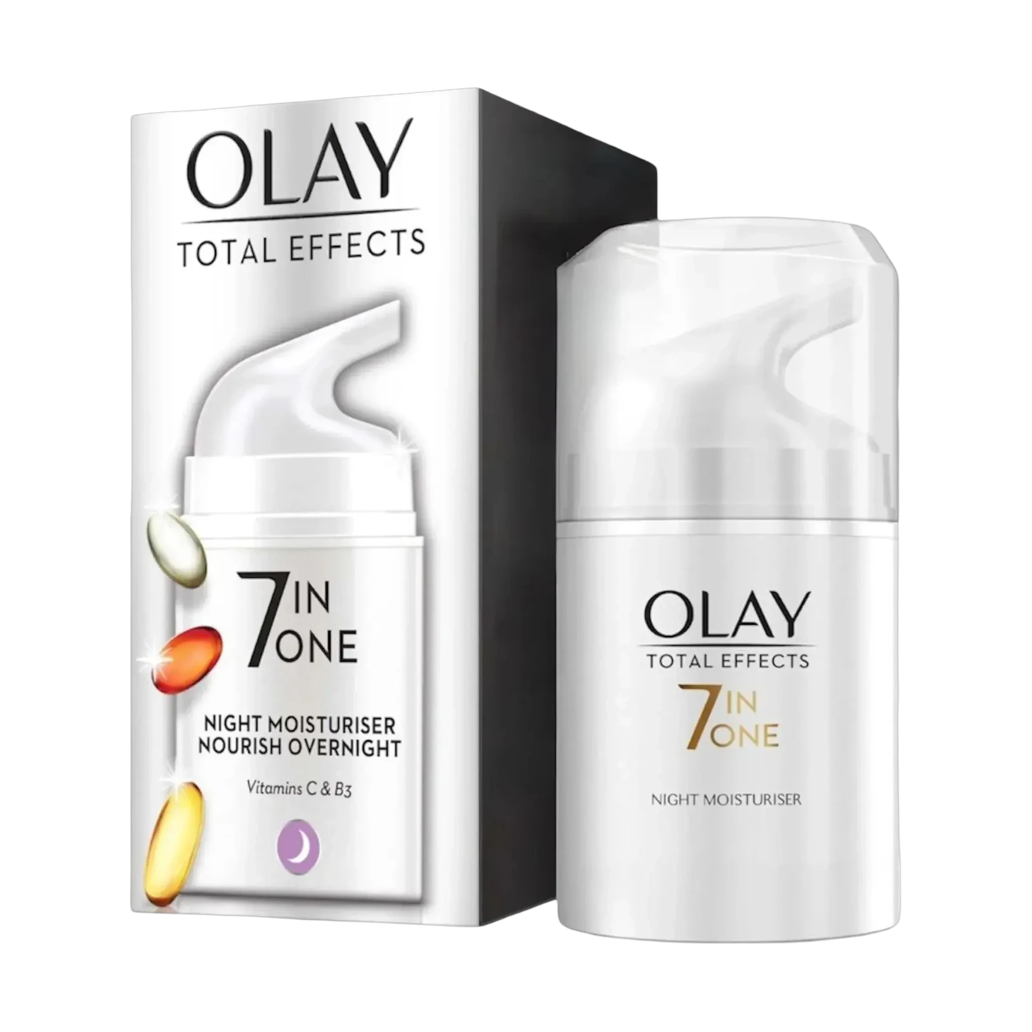 Olay Total Effects 7 In 1 Night Cream Firms And Moisturizes Skin 15ml
