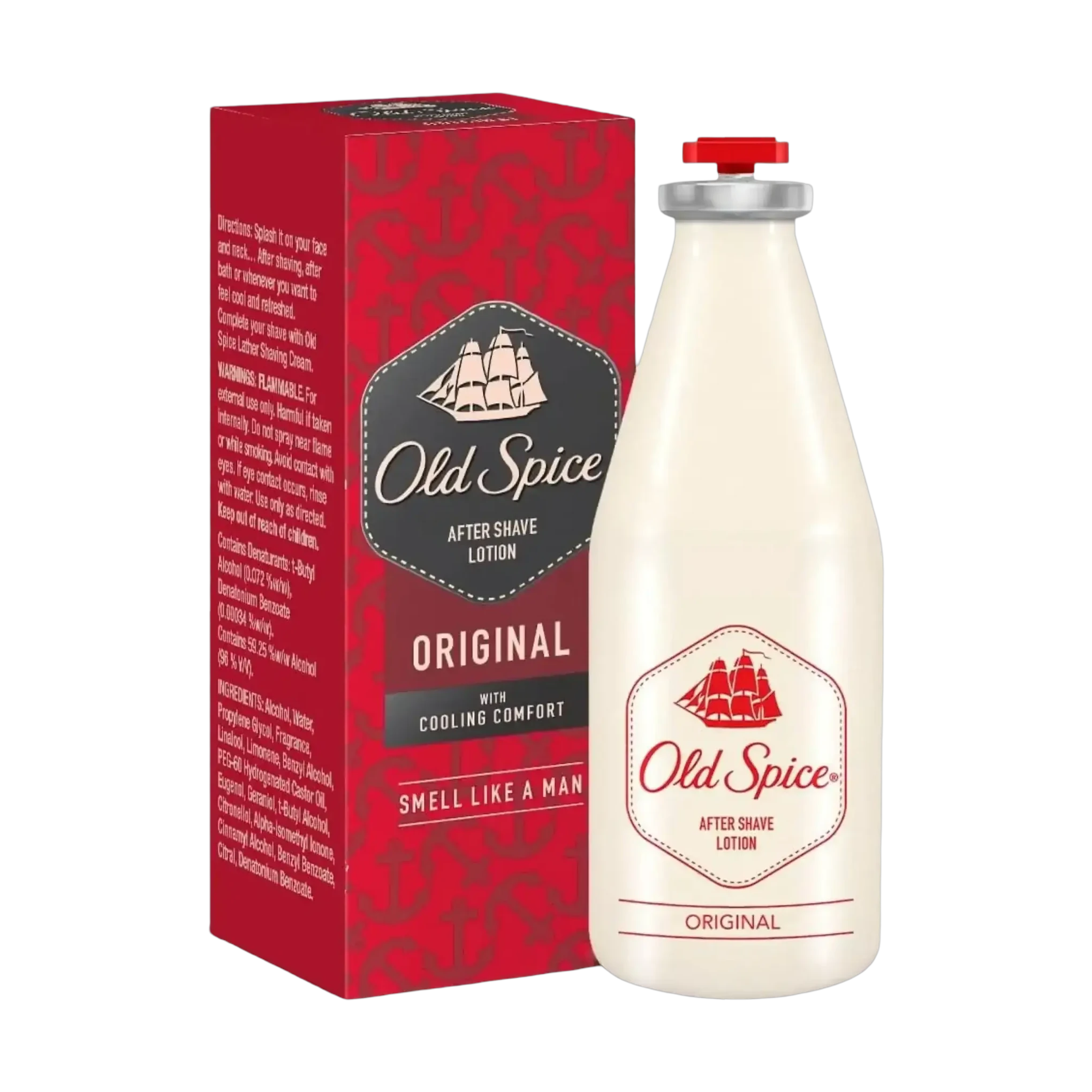 Old Spice Original After Shave Lotion 100ml soothes skin after shaving