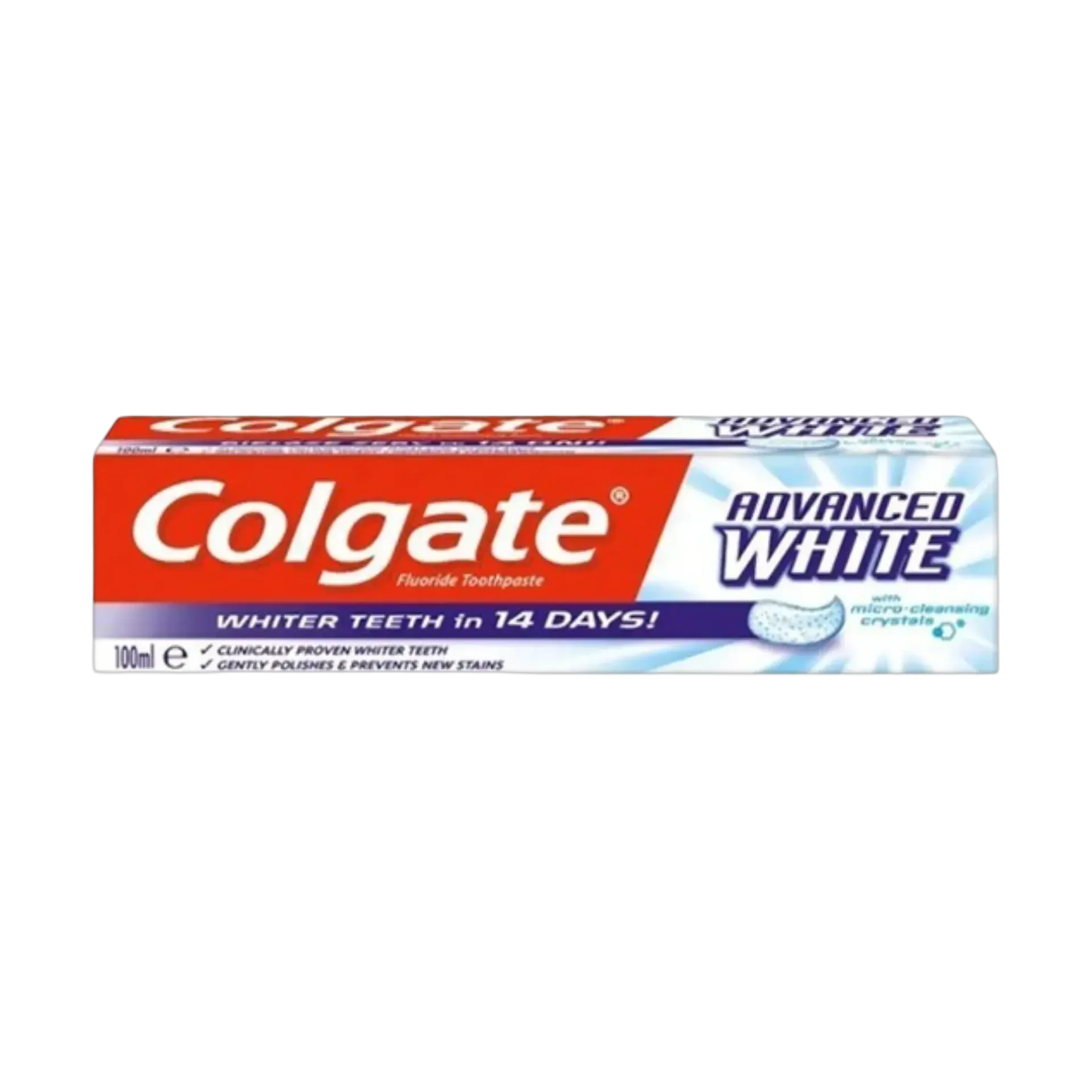 Colgate Advanced Whitening Toothpaste 100ml for a brighter smile