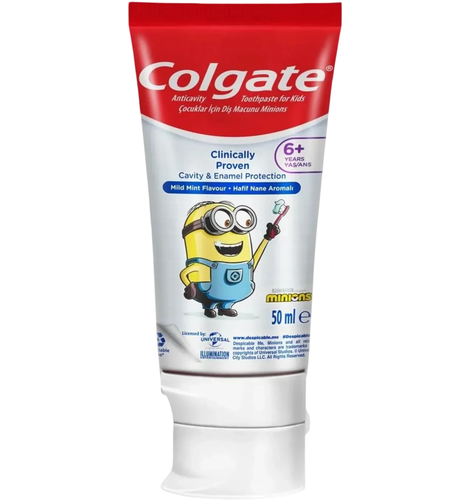 Colgate Minions Toothpaste for kids aged six and above weighs 50g