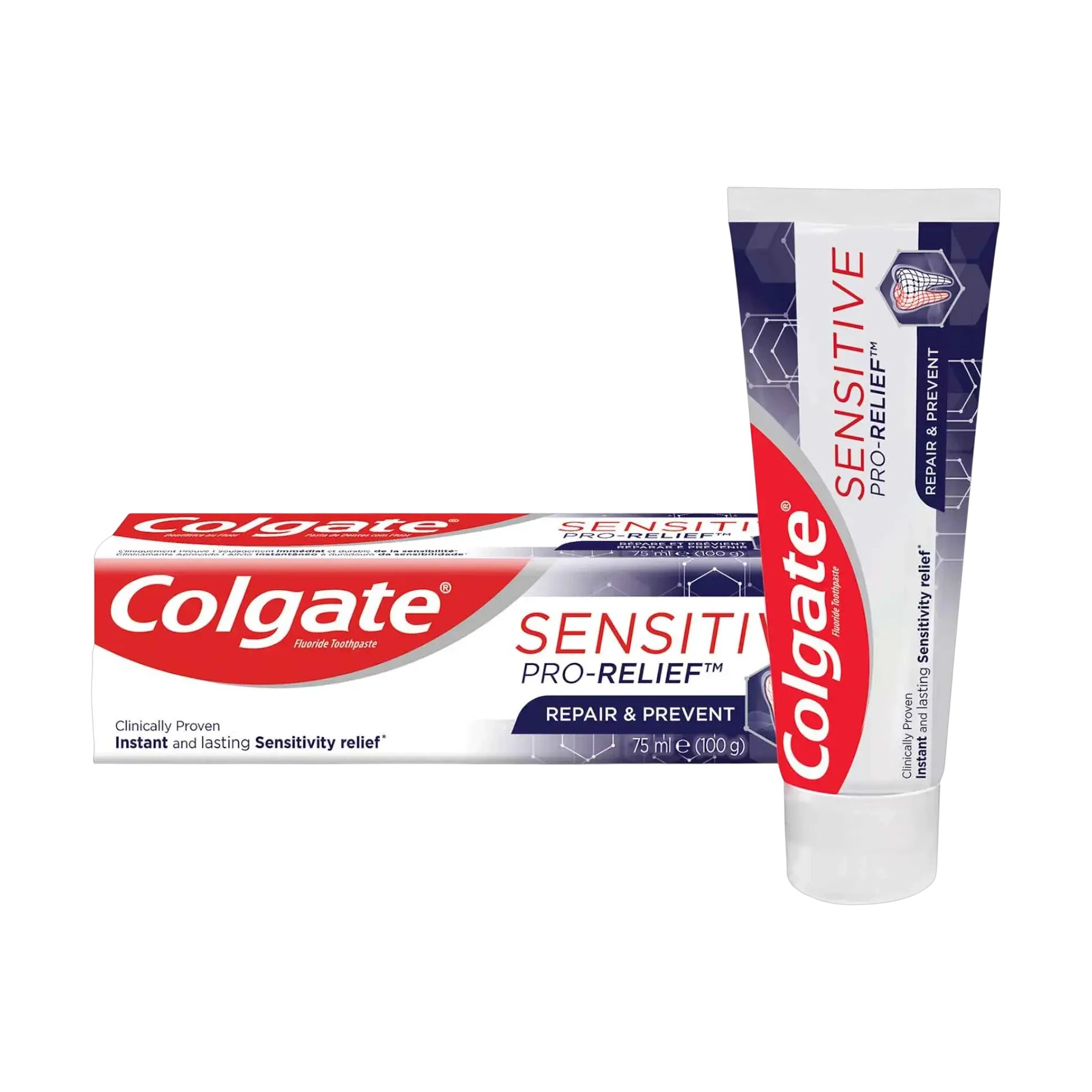 Colgate Sensitive Pro Relief toothpaste for repairing and preventing tooth sensitivity 75ml