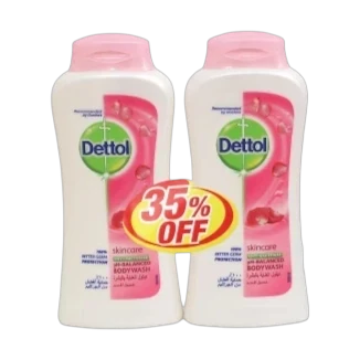 Dettol Skincare Body Wash gently cleanses and hydrates twin pack 2x250ml