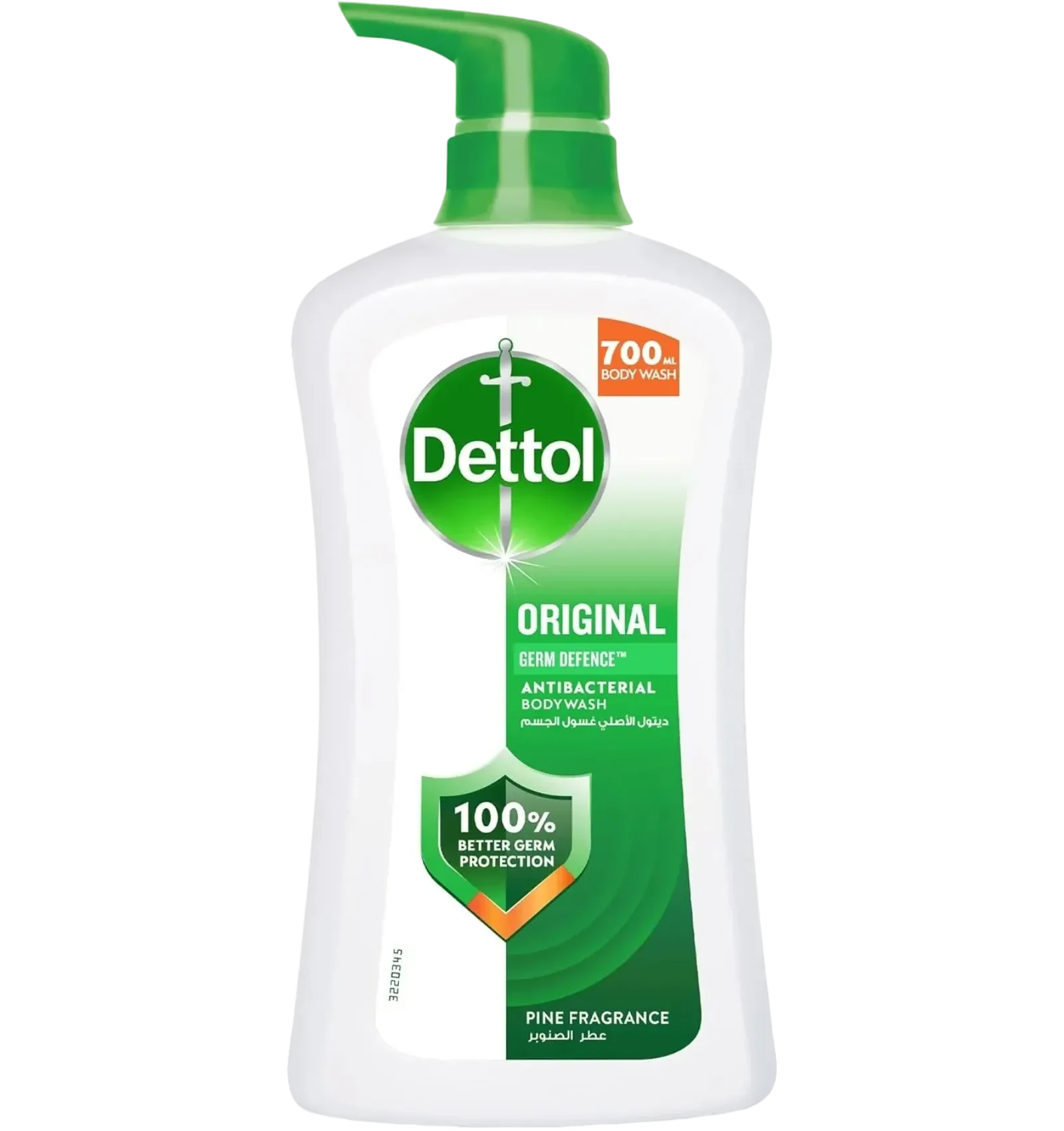 Dettol Original Body Wash fights germs with a refreshing pine scent 700ml