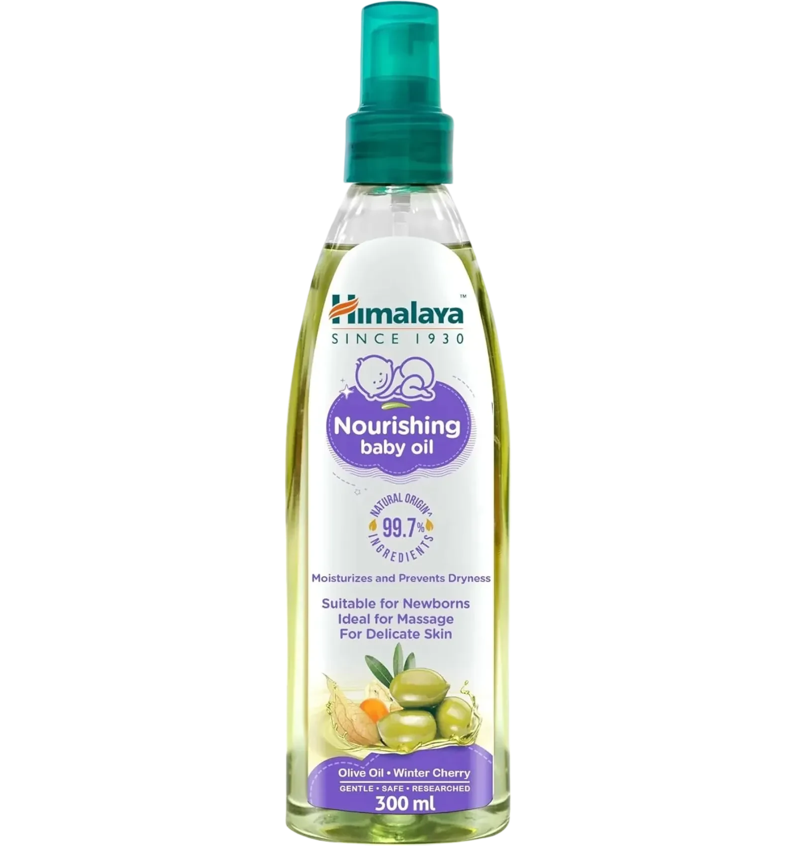 Himalaya Nourishing Baby Oil with green olive oil 300ml
