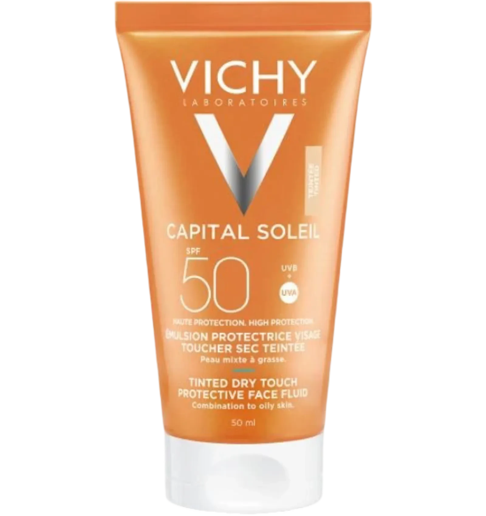 سائل واقي من الشمس مضاد اللمعان SPF 50 من فيتشي 50 مل