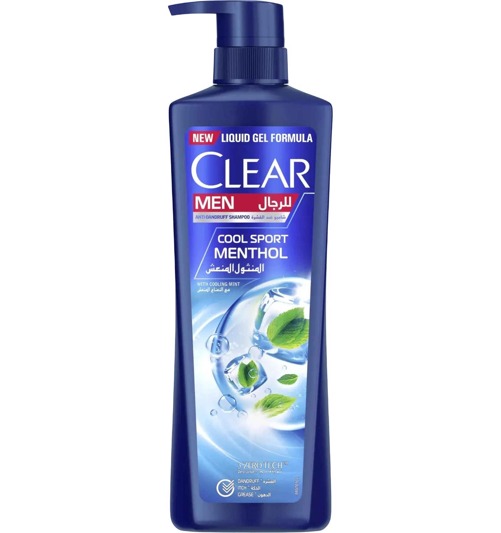 Clear Men Cool Sport Menthol shampoo for a refreshing clean 700ml