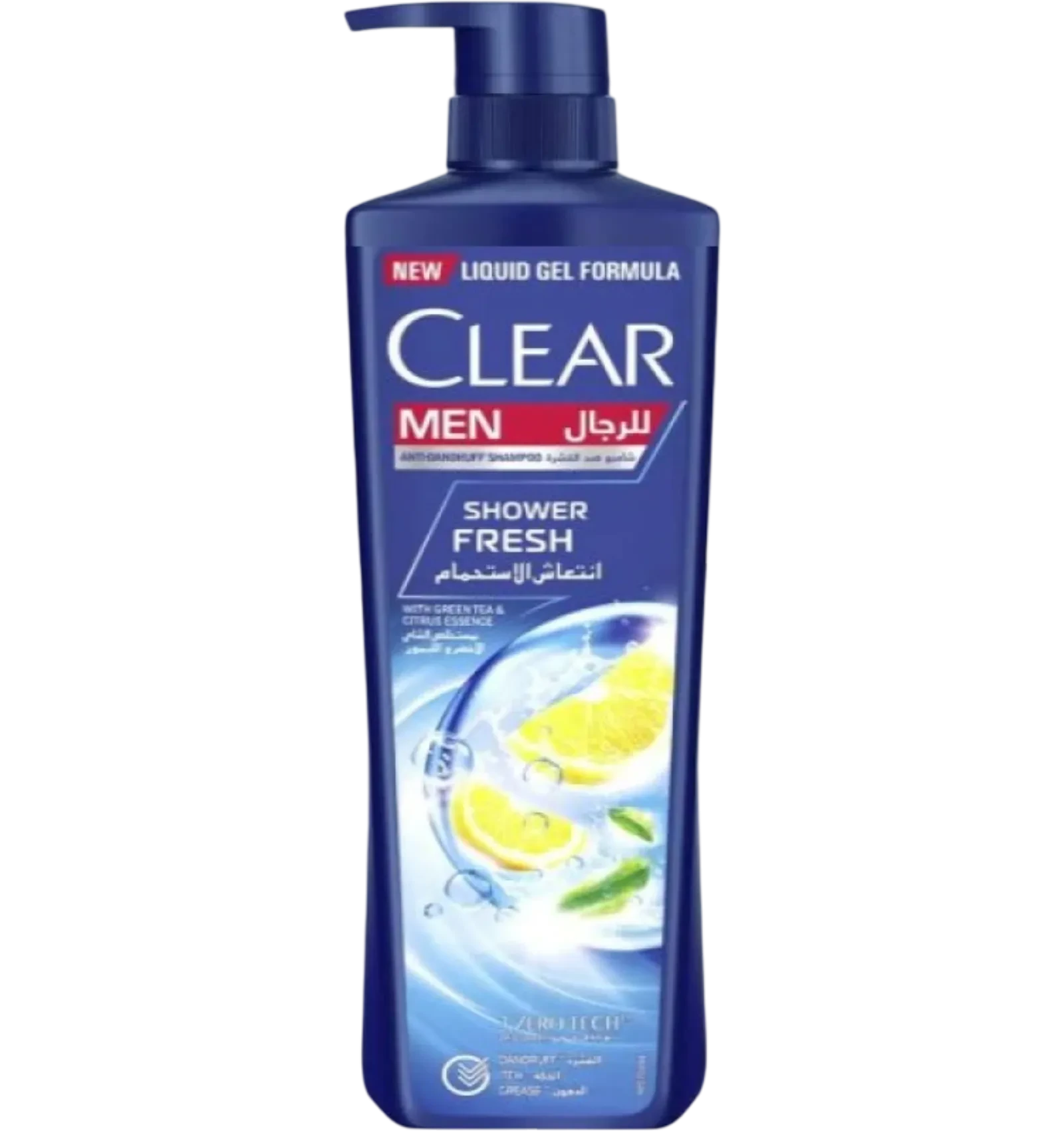 Clear Men Shower Fresh Anti-Dandruff Shampoo 700ml deeply cleanses the scalp and refreshes hair