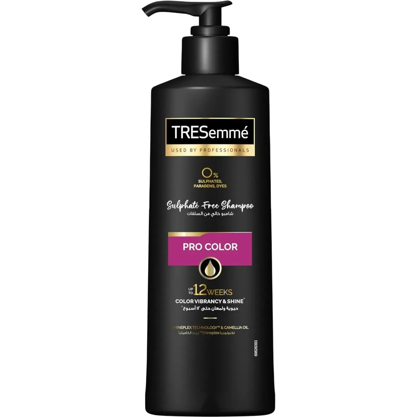 Tresemme Pro Color Sulphate Free Shampoo 250ml protects colored hair