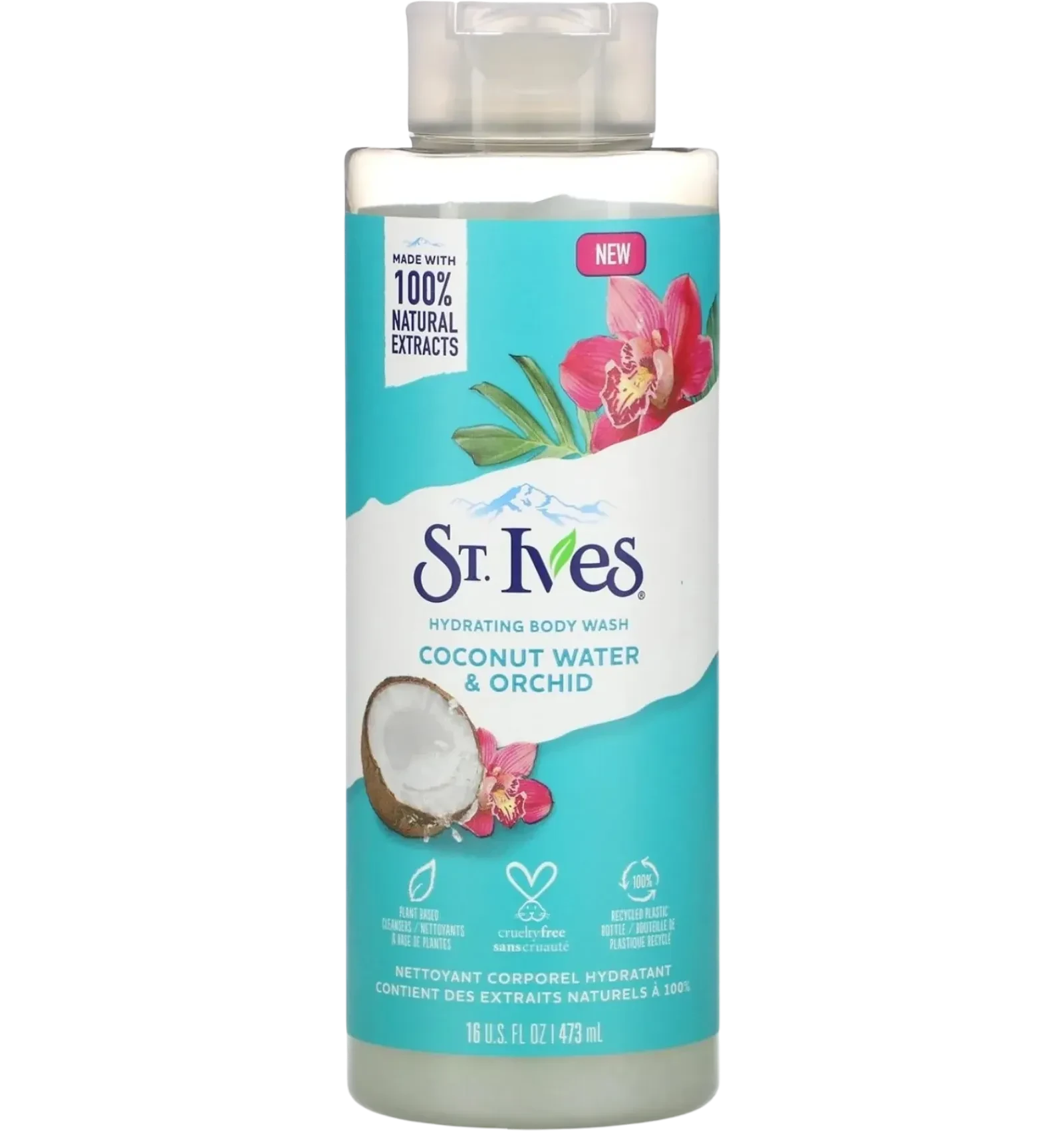 St. Ives Hydrating Body Wash with Coconut Water and Orchid 473ml