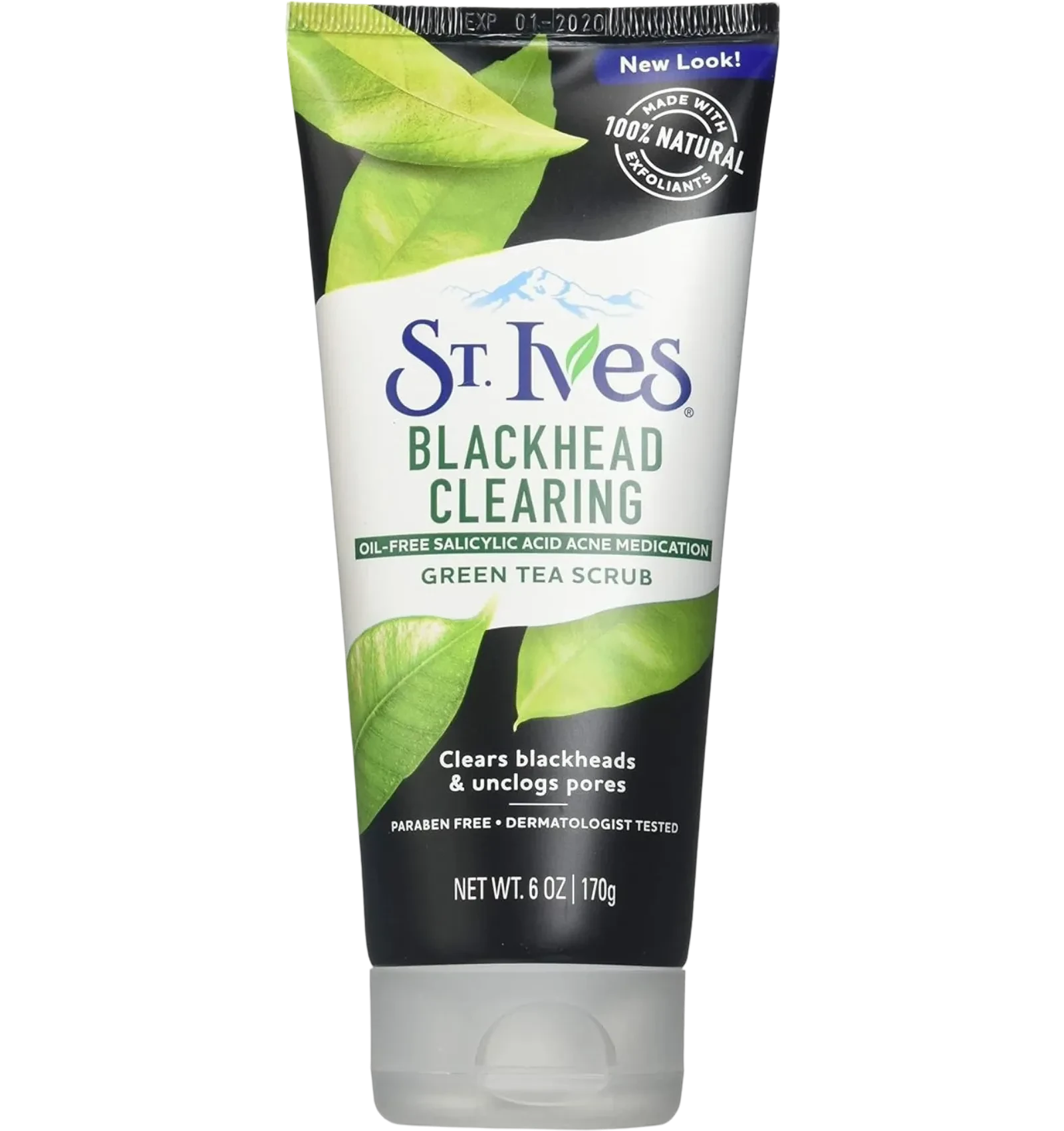 St. Ives Green Tea Face Scrub clears blackheads and unclogs pores 170g
