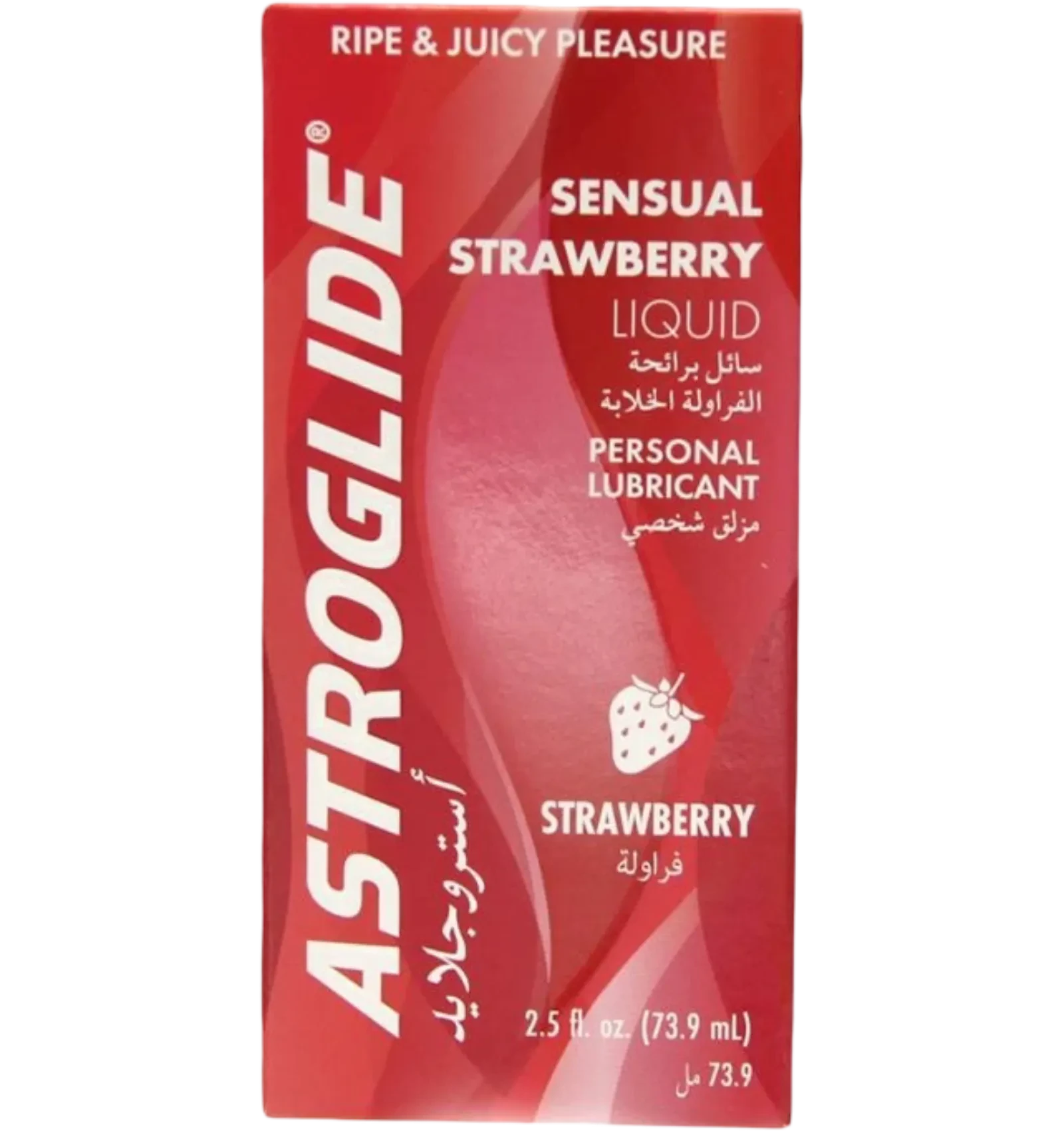 Astroglide Strawberry Liquid personal lubricant net volume 74ml