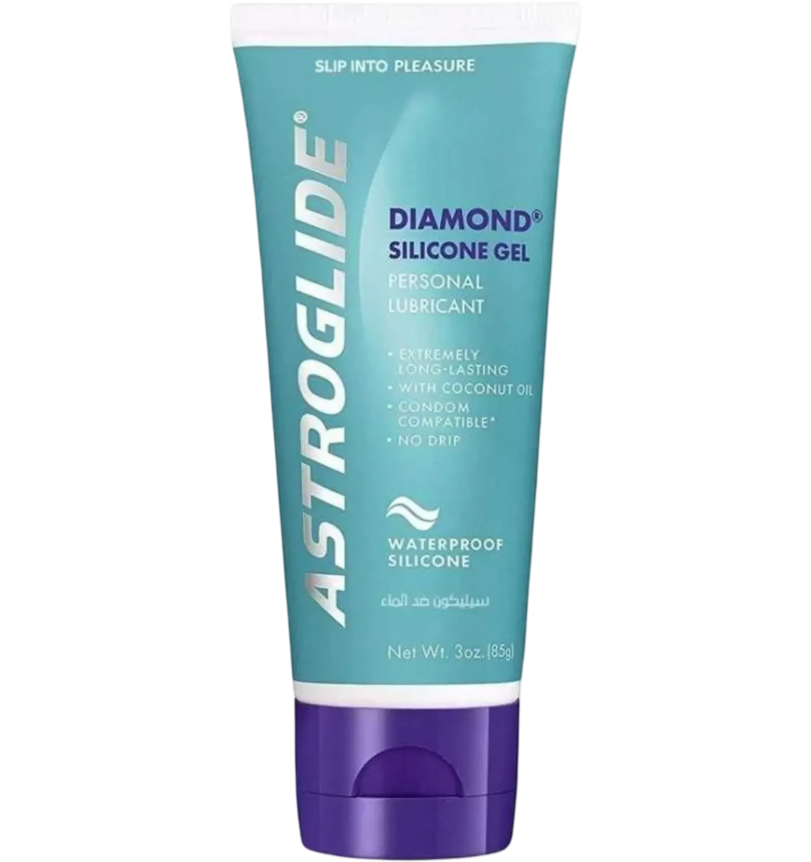 Astroglide Silicone Gel Personal Lubricant is waterproof and long lasting 85ml