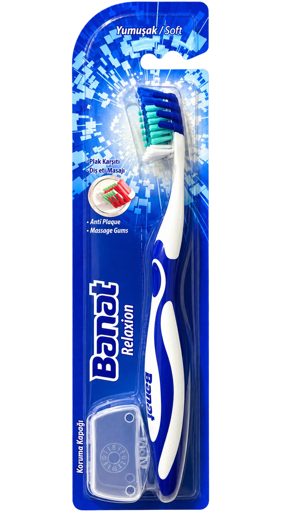 Banat Relaxion Soft Toothbrush with gentle bristles for sensitive gums