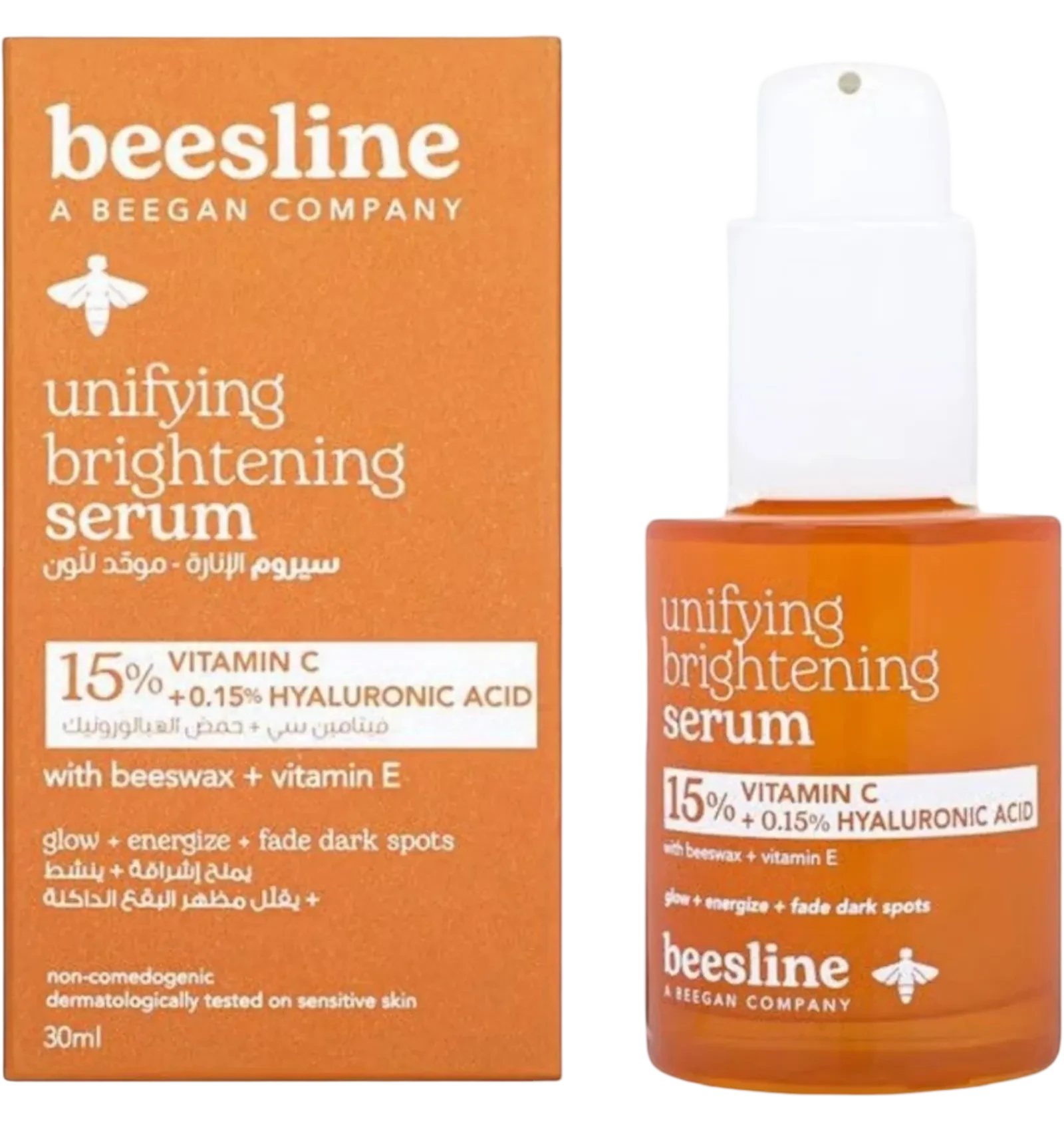 Beesline Unifying Brightening Serum with 15 percent Vitamin C for glowing skin 30ml