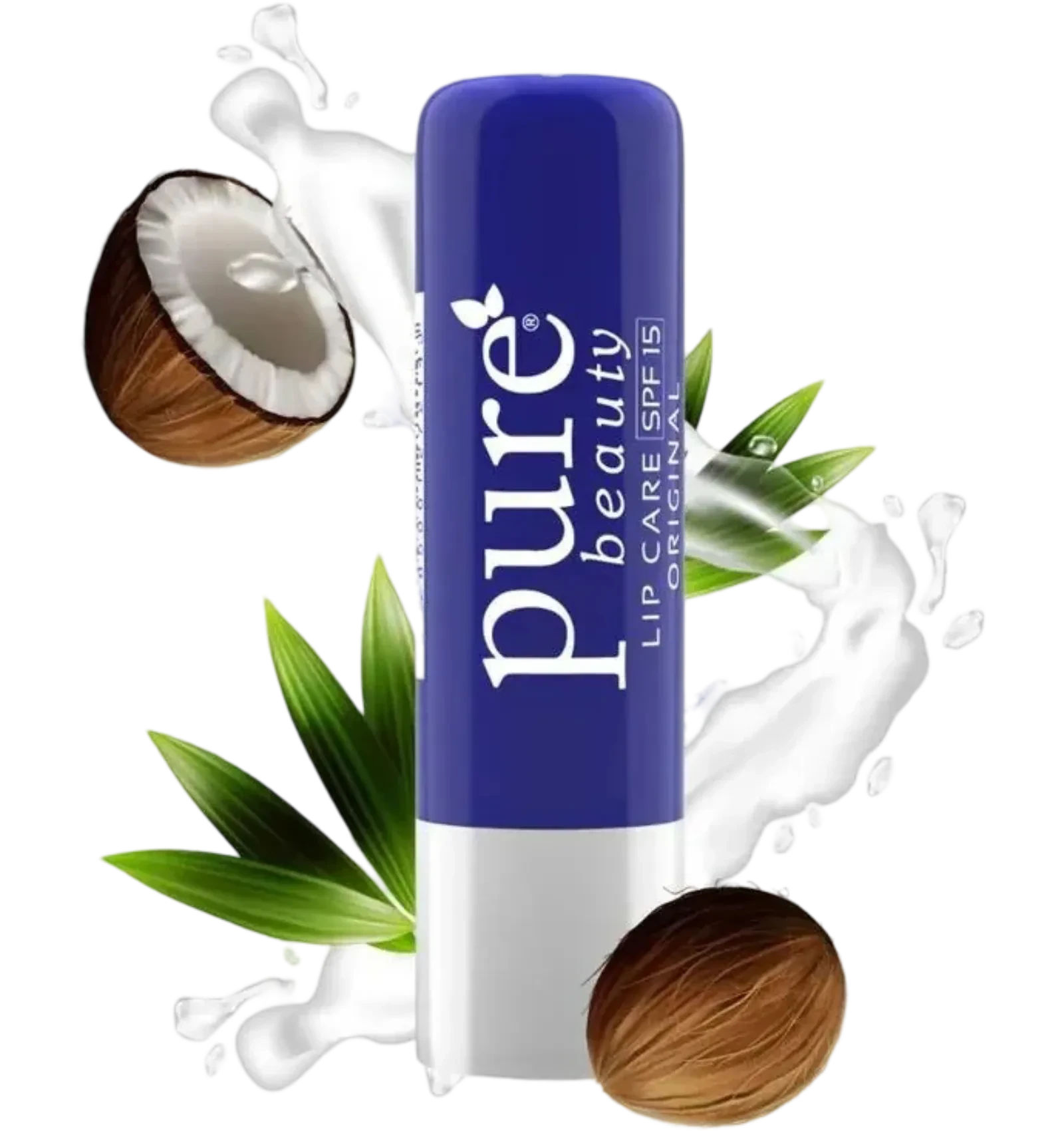 Pure Beauty Lip Balm Original soothes and softens dry cracked lips daily
