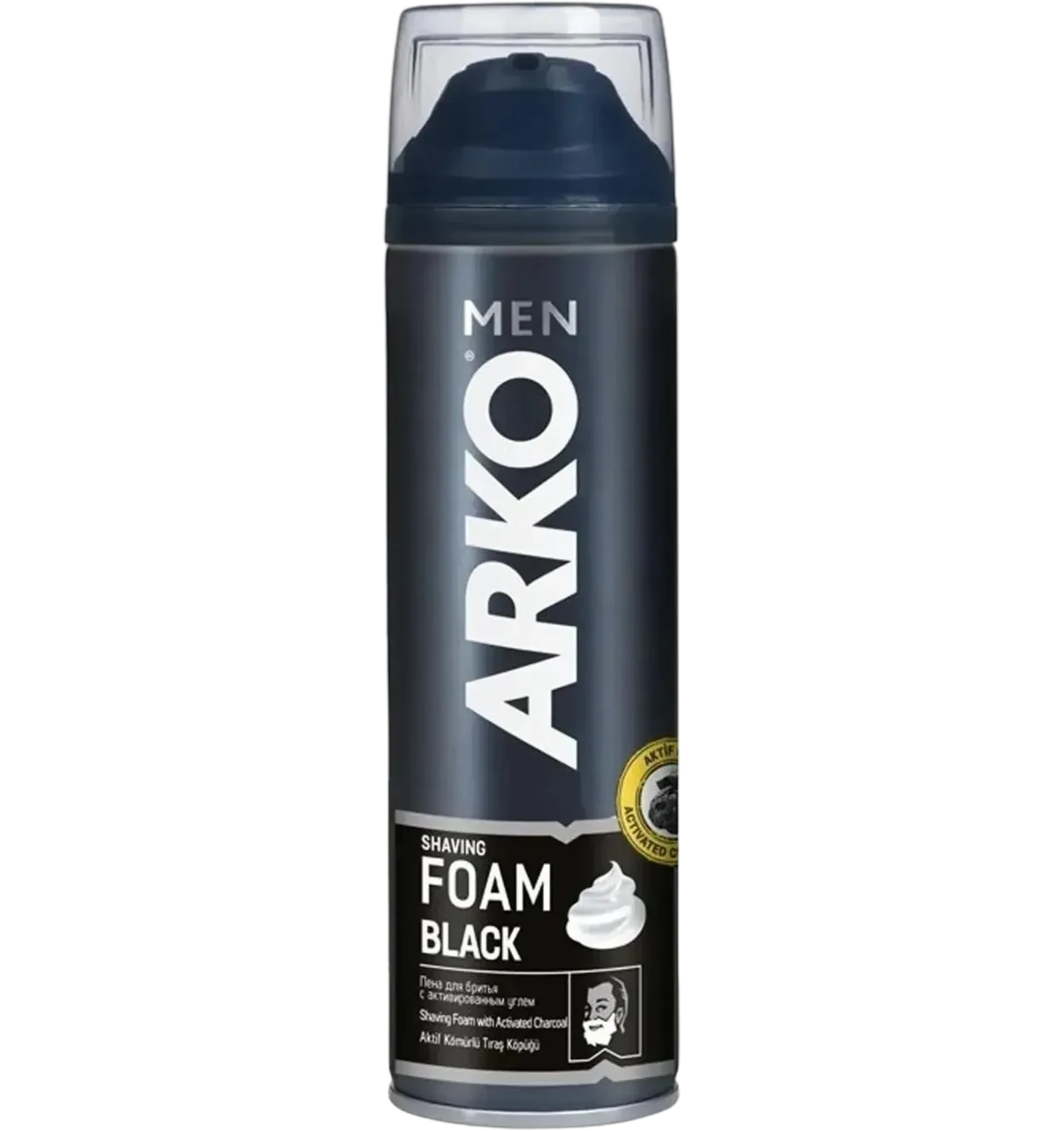 Arko Men Shaving Foam Black with activated charcoal 200ml