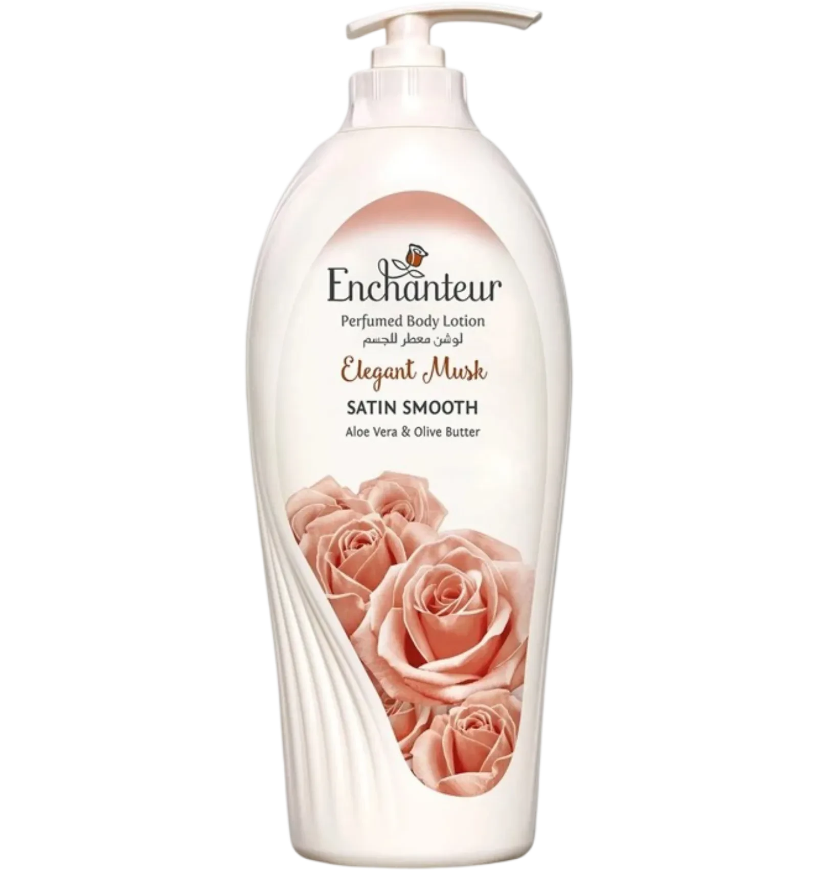 لوشن انشانتر المعطر للجسم برائحة المسك الاناقة 500 مل بالصبار وزبدة الزيتون