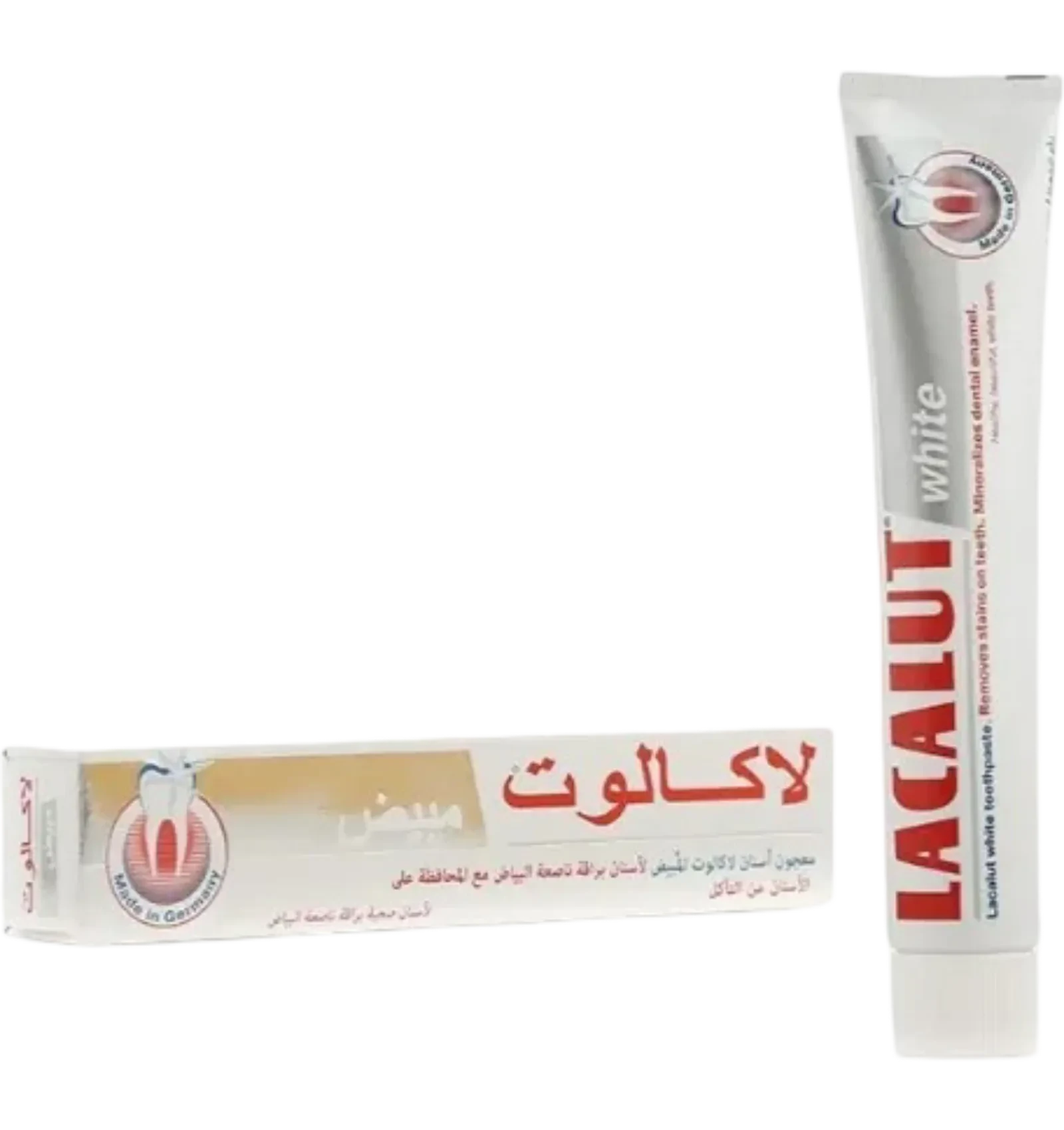 لاكالوت معجون اسنان لتبييض الاسنان يزيل البقع بعبوة 75 مل