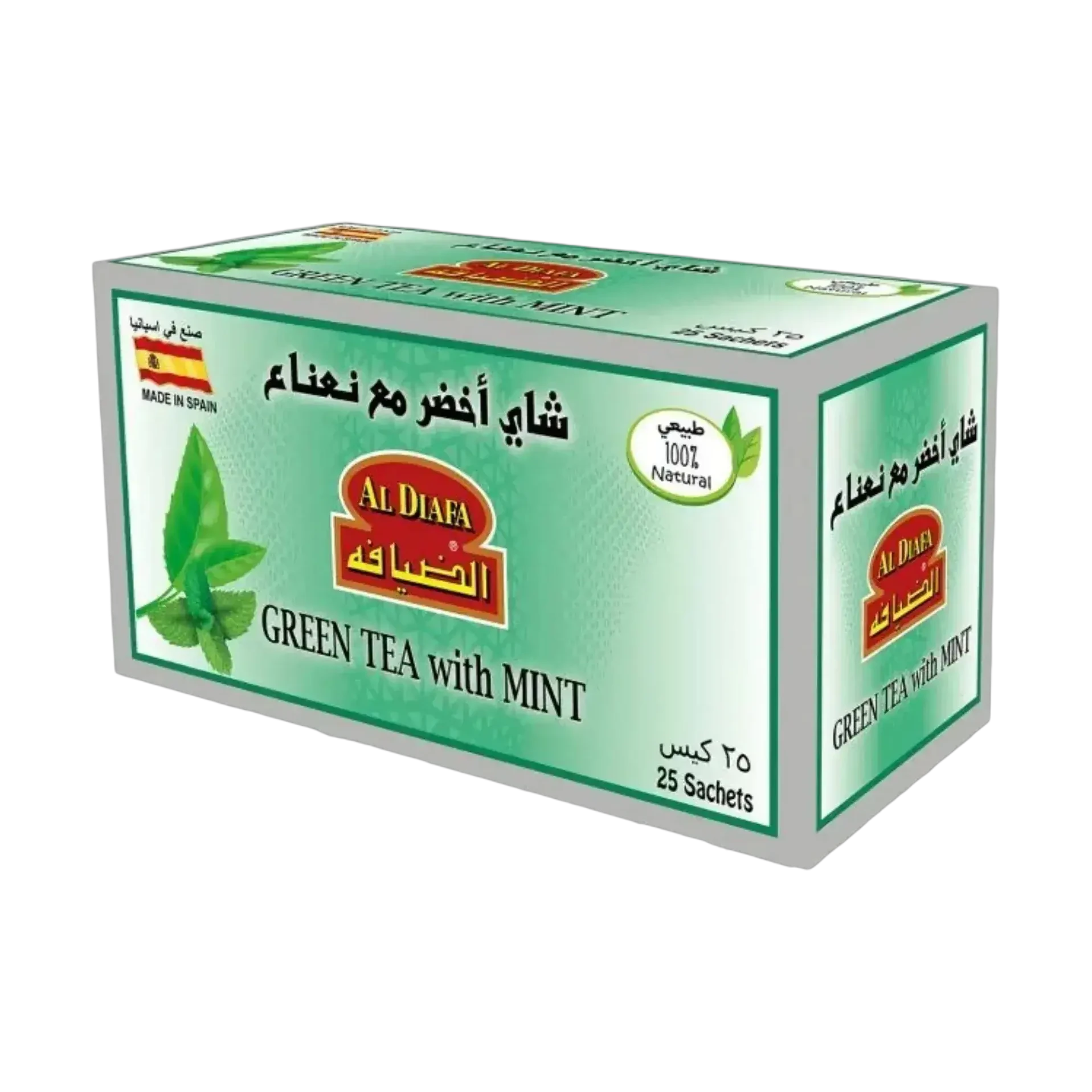 أكياس شاي الضيافة بالنعناع منعش بعد الوجبات 25 كيس