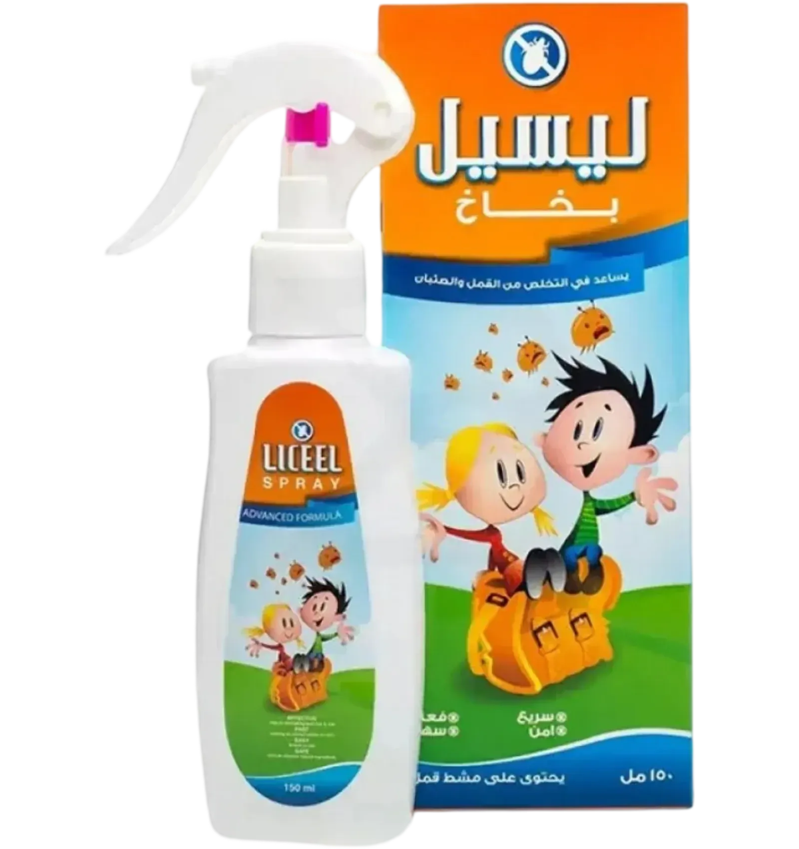 بخاخ ليسيل ضد القمل والصئبان للأطفال 150 مل