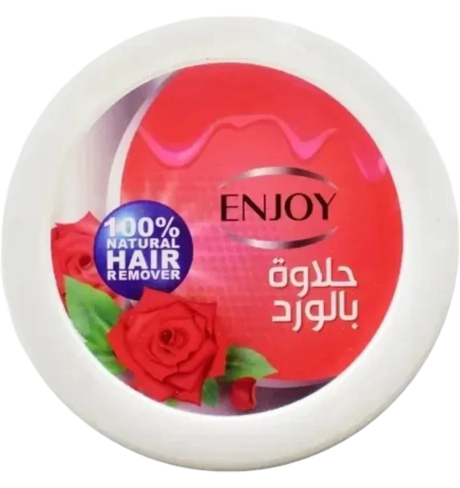 Enjoy Hair Removal Wax with Rose scent for smooth skin 400g