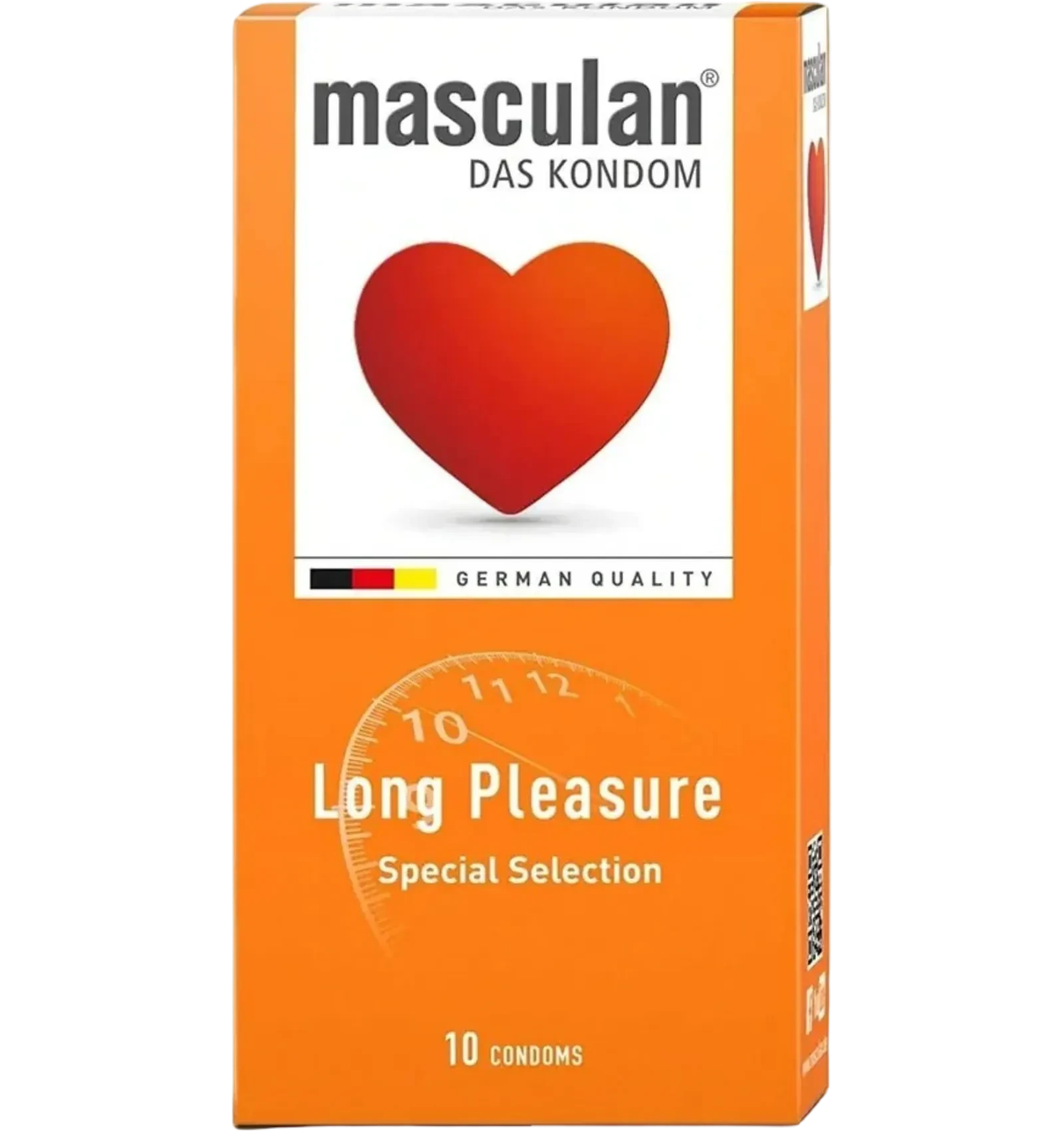 Masculan Long Pleasure condoms German made pack of 10 pieces