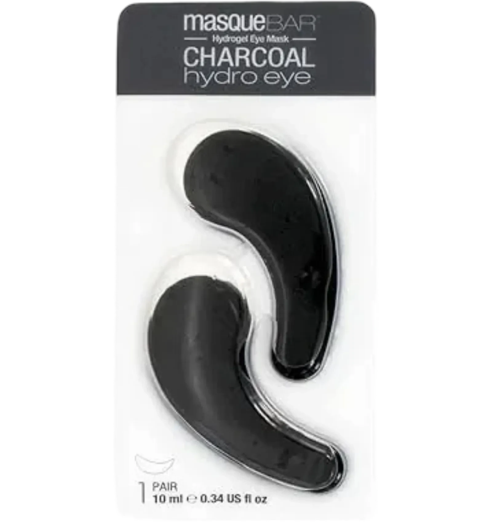 Masque Bar Charcoal Hydro Eye Patches refresh tired eyes with hydration 10ml