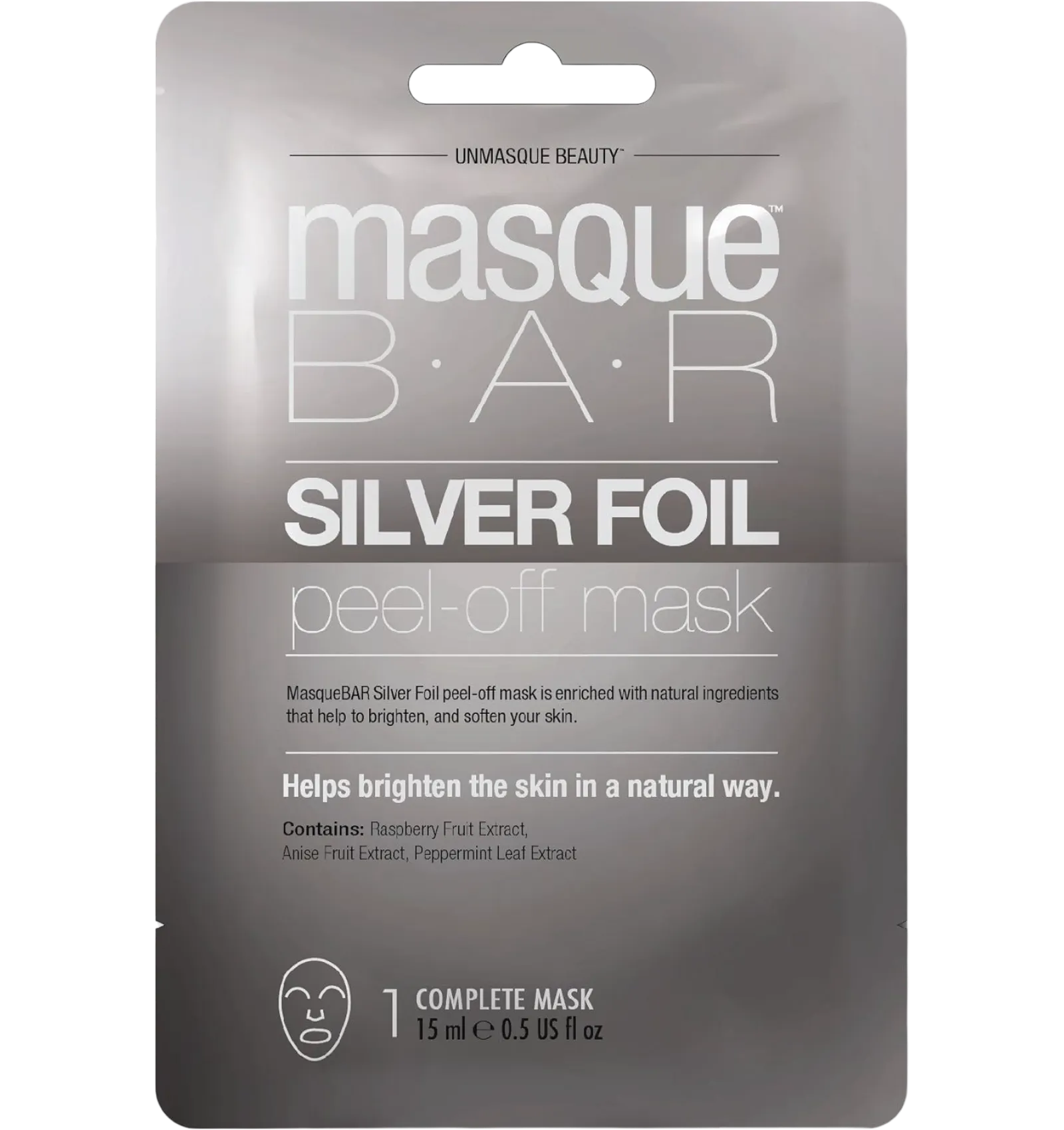 Masque Bar Silver Foil Peel-Off Mask 12ml