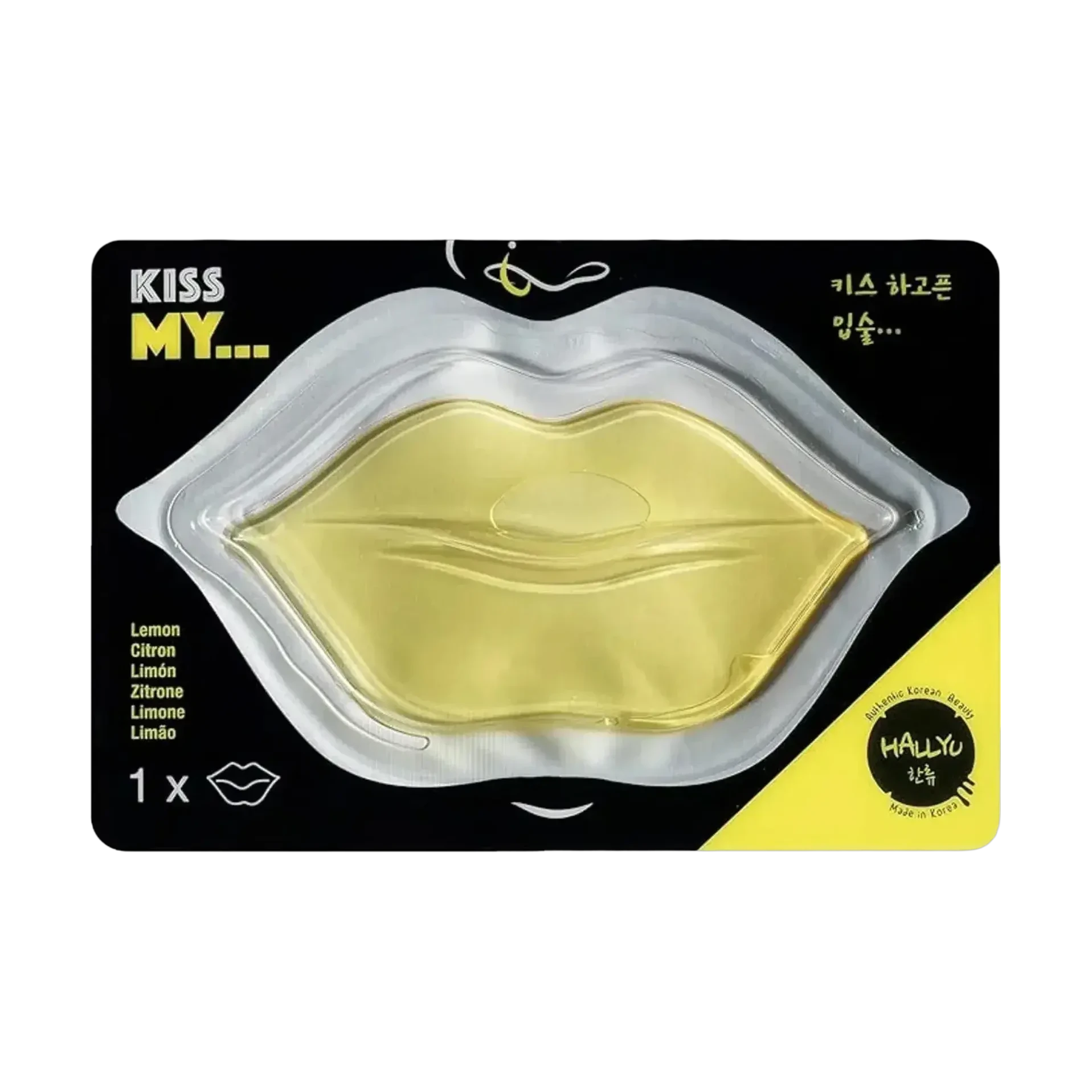 Masque Bar Hallyu Lemon Lip Mask hydrates lips overnight for softness