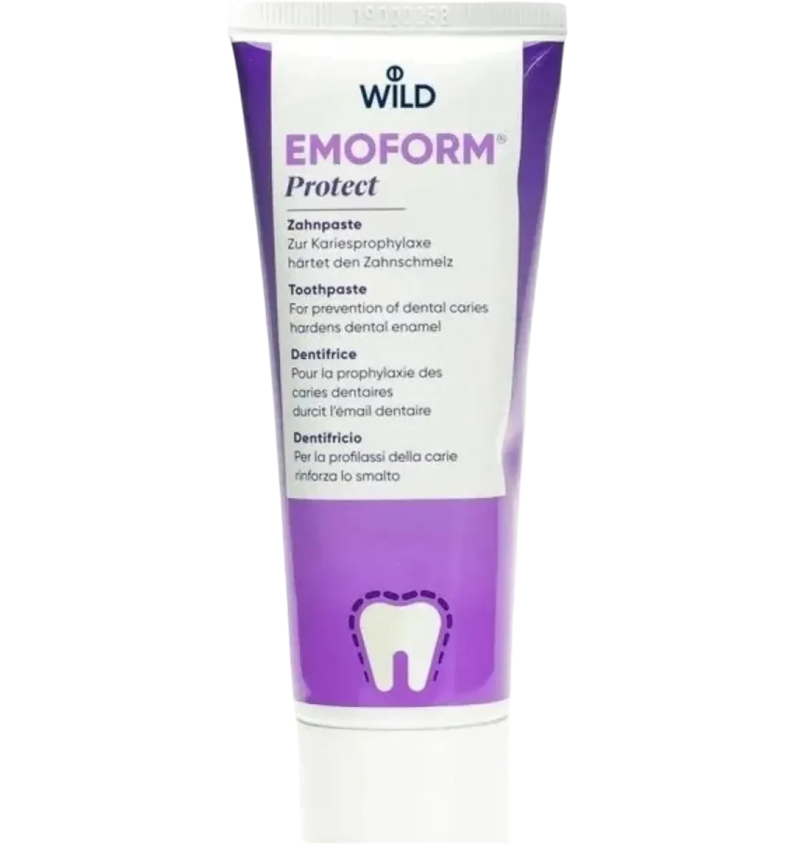 Emoform Protect toothpaste helps prevent cavities and strengthen enamel 75ml