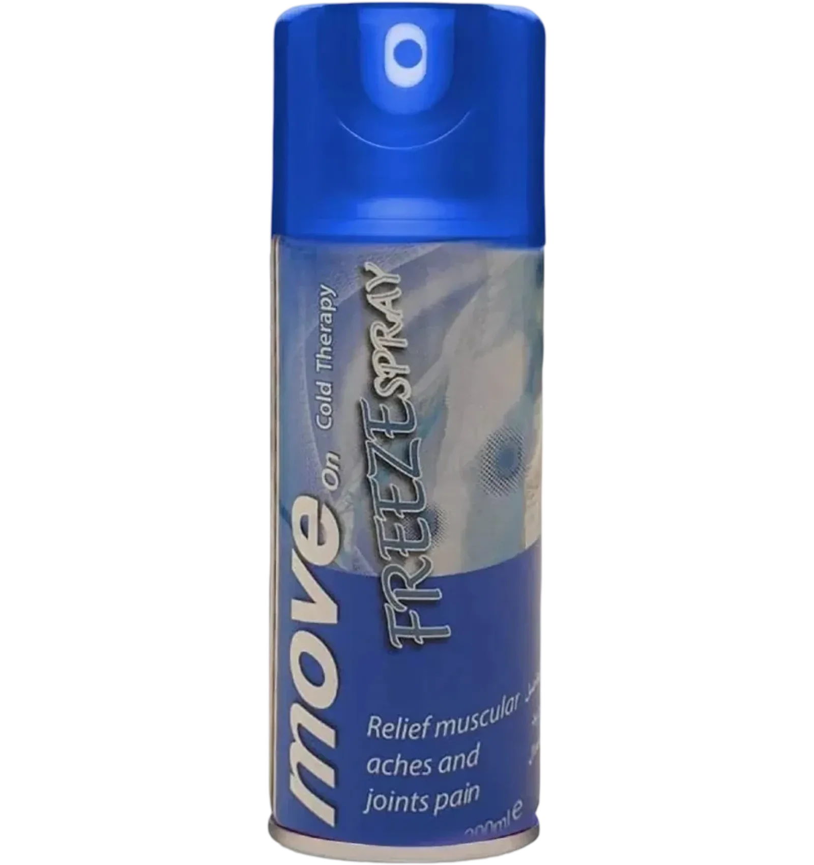Move On Freeze Spray relieves muscle and joint pain fast 200ml