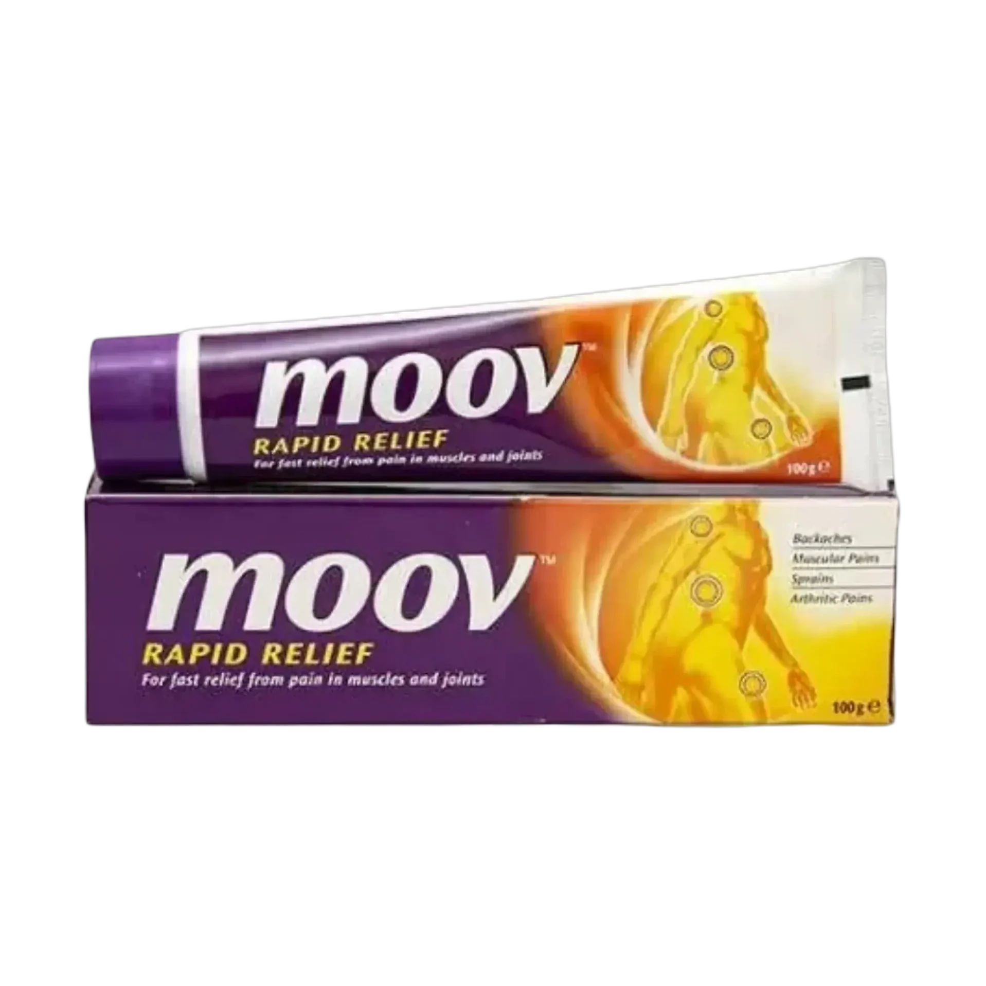 Moov Rapid Relief Cream for fast muscle and joint pain relief 100g