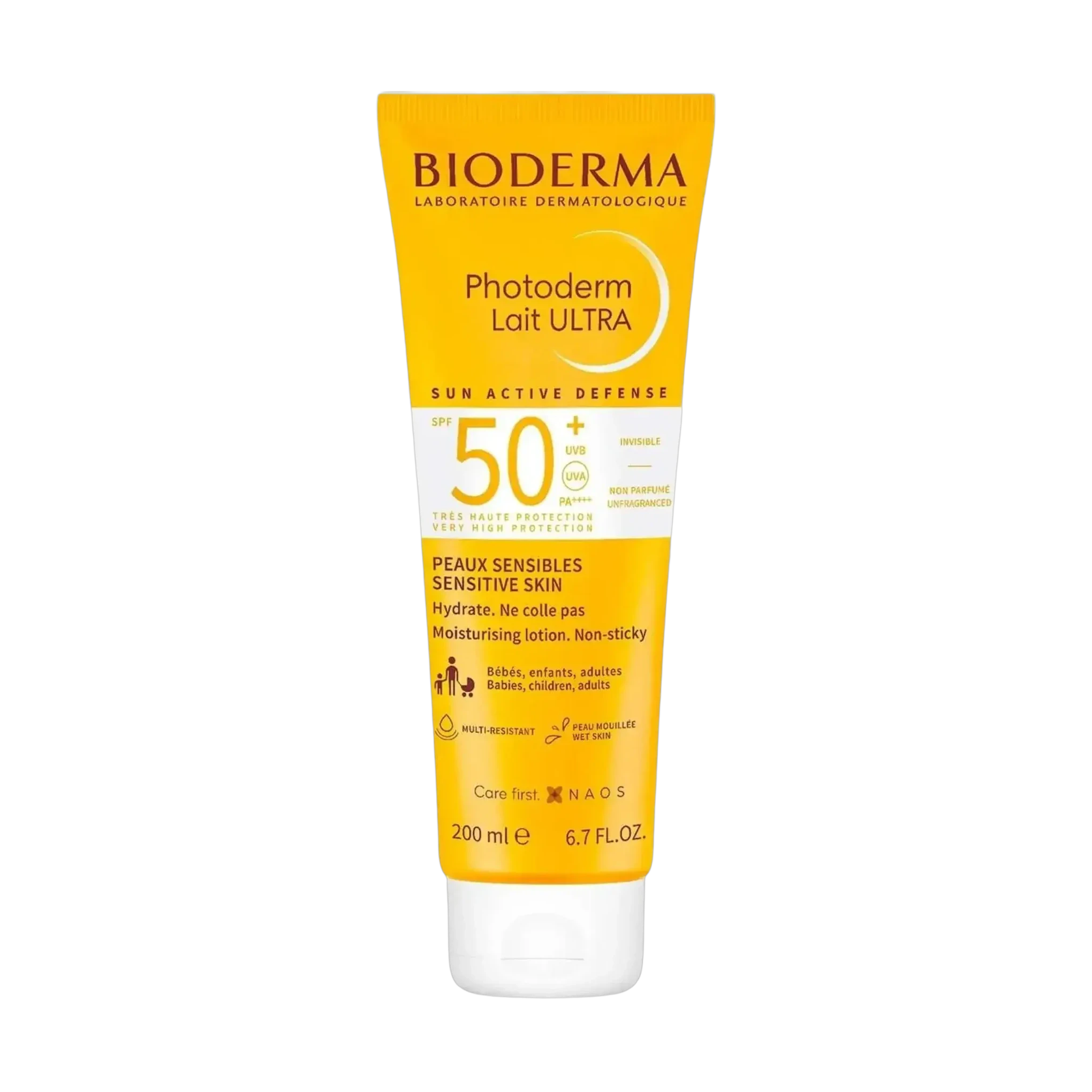 Bioderma Photoderm Lait Ultra Sunscreen SPF50+ 200ml for Sensitive Skin