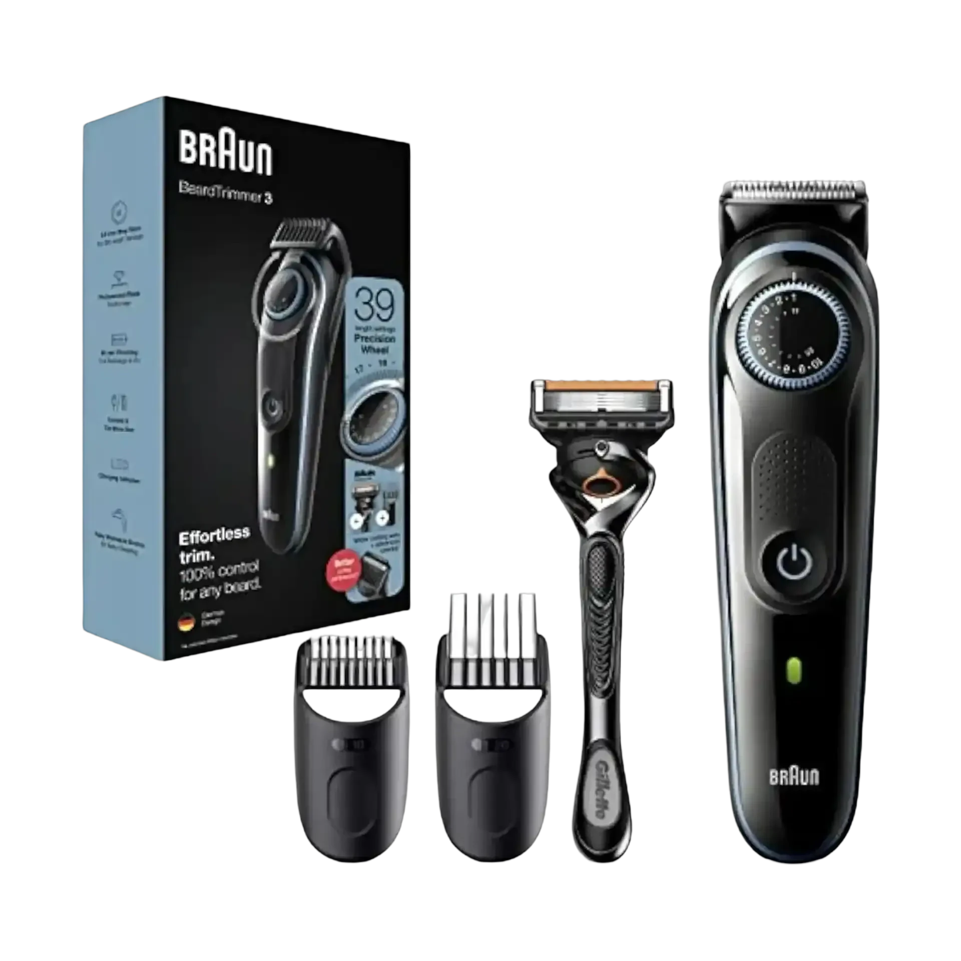 Braun Beard Trimmer 3 with 39 Precise Length Options