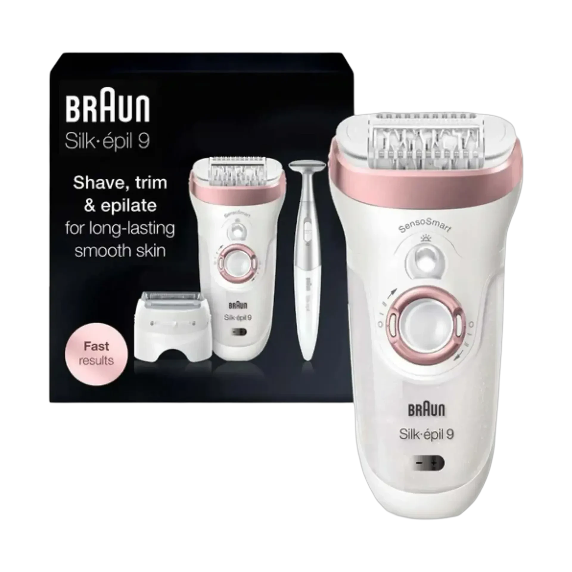 Braun Silk Epil 9 SES9-890 epilator for smooth skin results