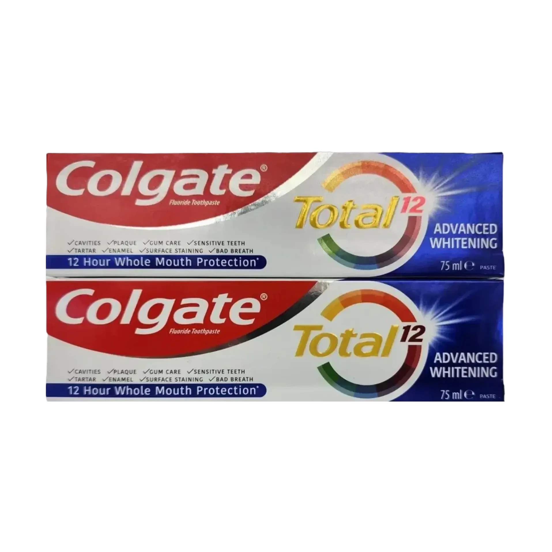 Colgate Advanced Whitening Toothpaste Pack of 2 75g